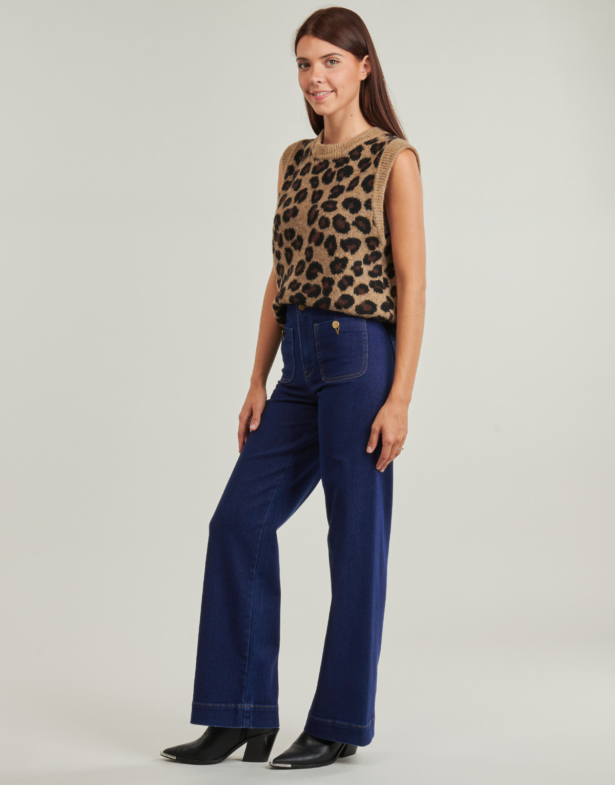 Only Jeans flare ONLMADELINE HW WIDE Only