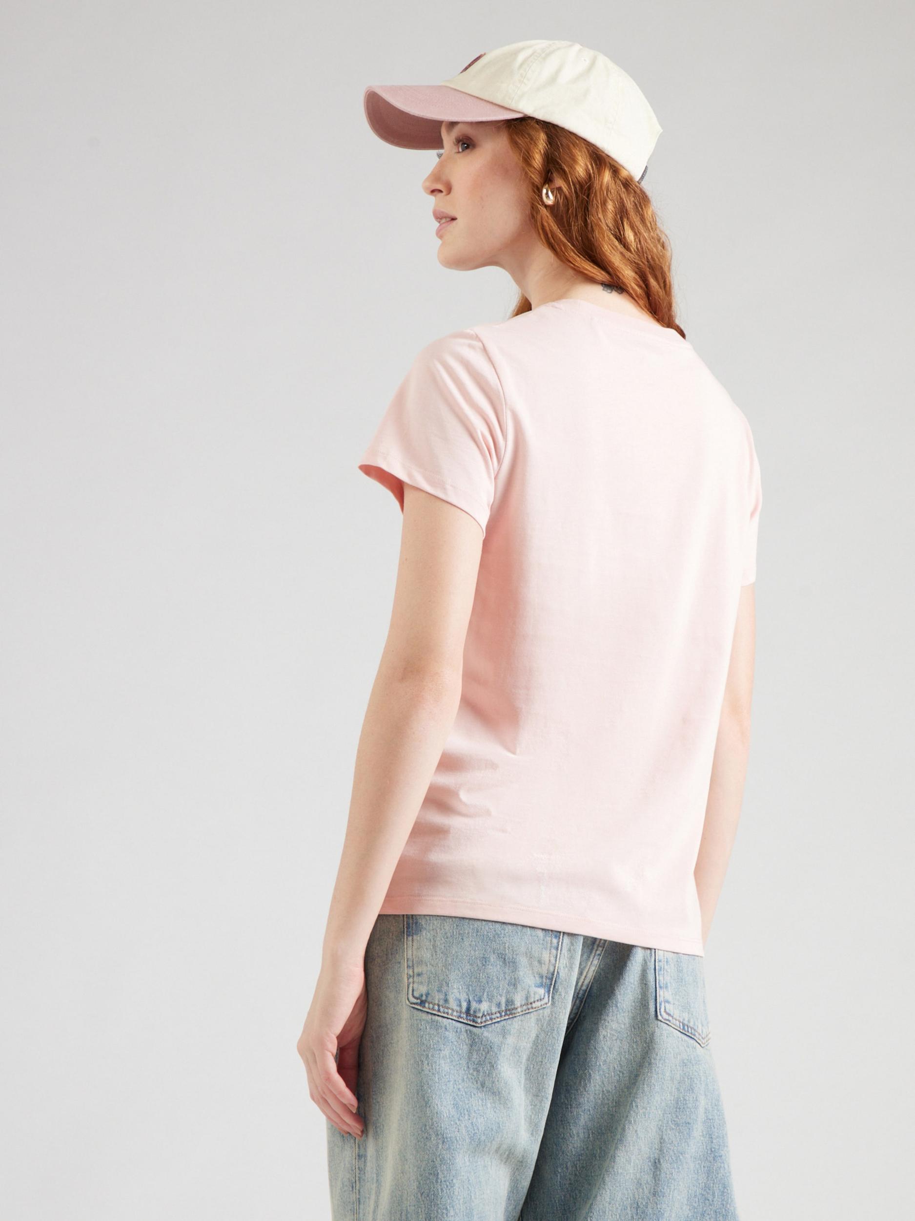 LEVI'S  Majica 'THE PERFECT' svetlo bež / konjak / rosé / bela