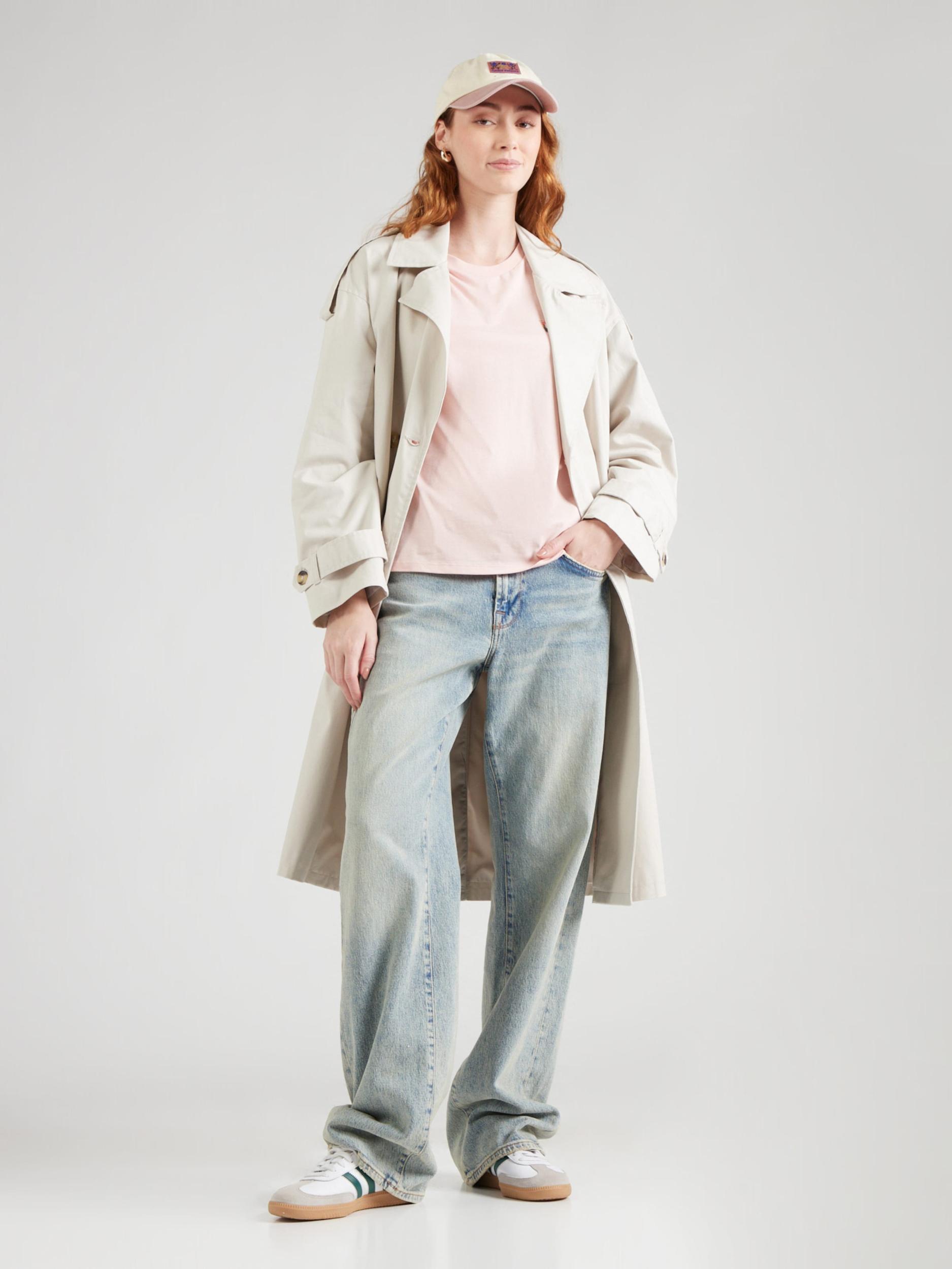 LEVI'S  Majica 'THE PERFECT' svetlo bež / konjak / rosé / bela