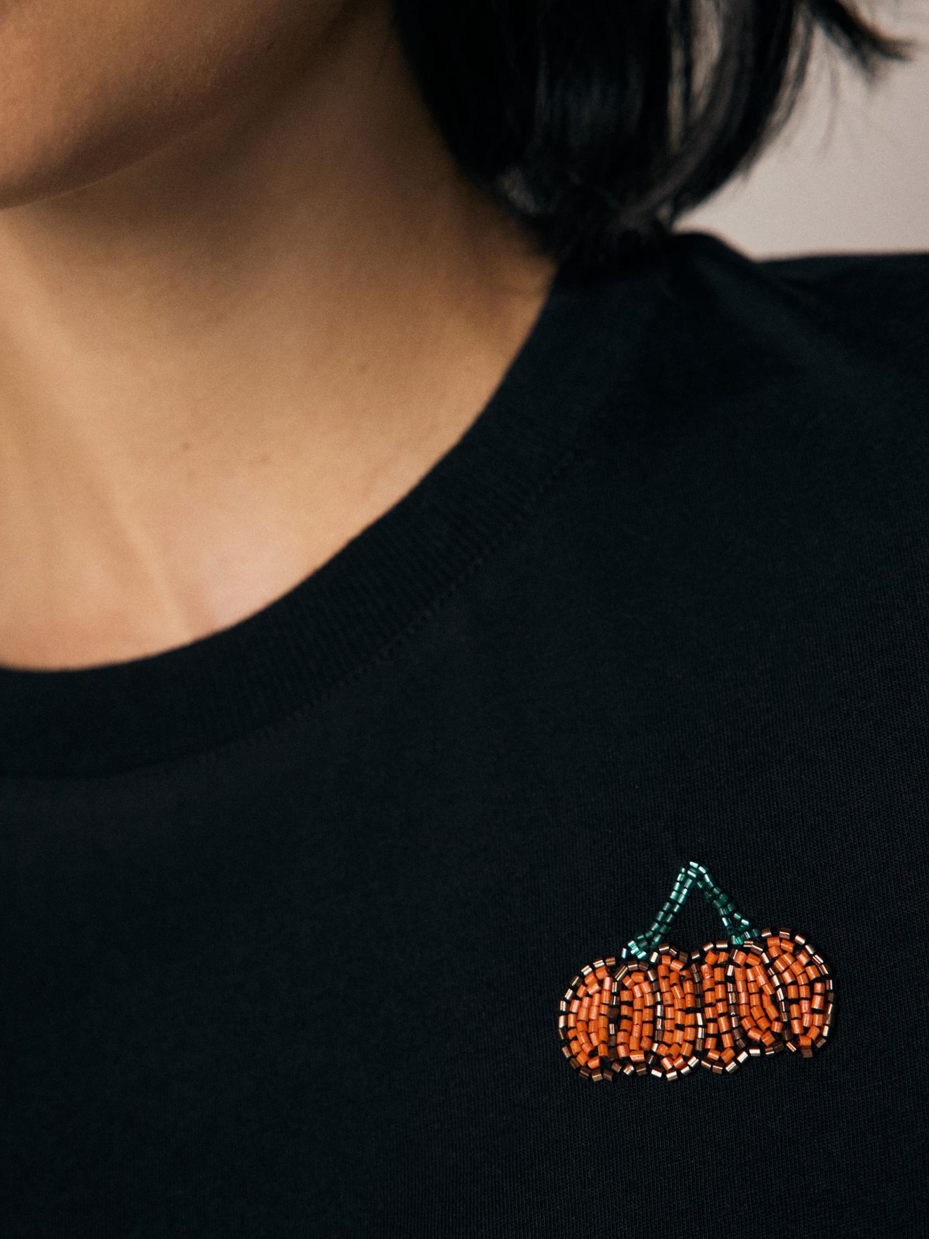 Next Majica 'Halloween Pumpkin' zelena / oranžna / črna