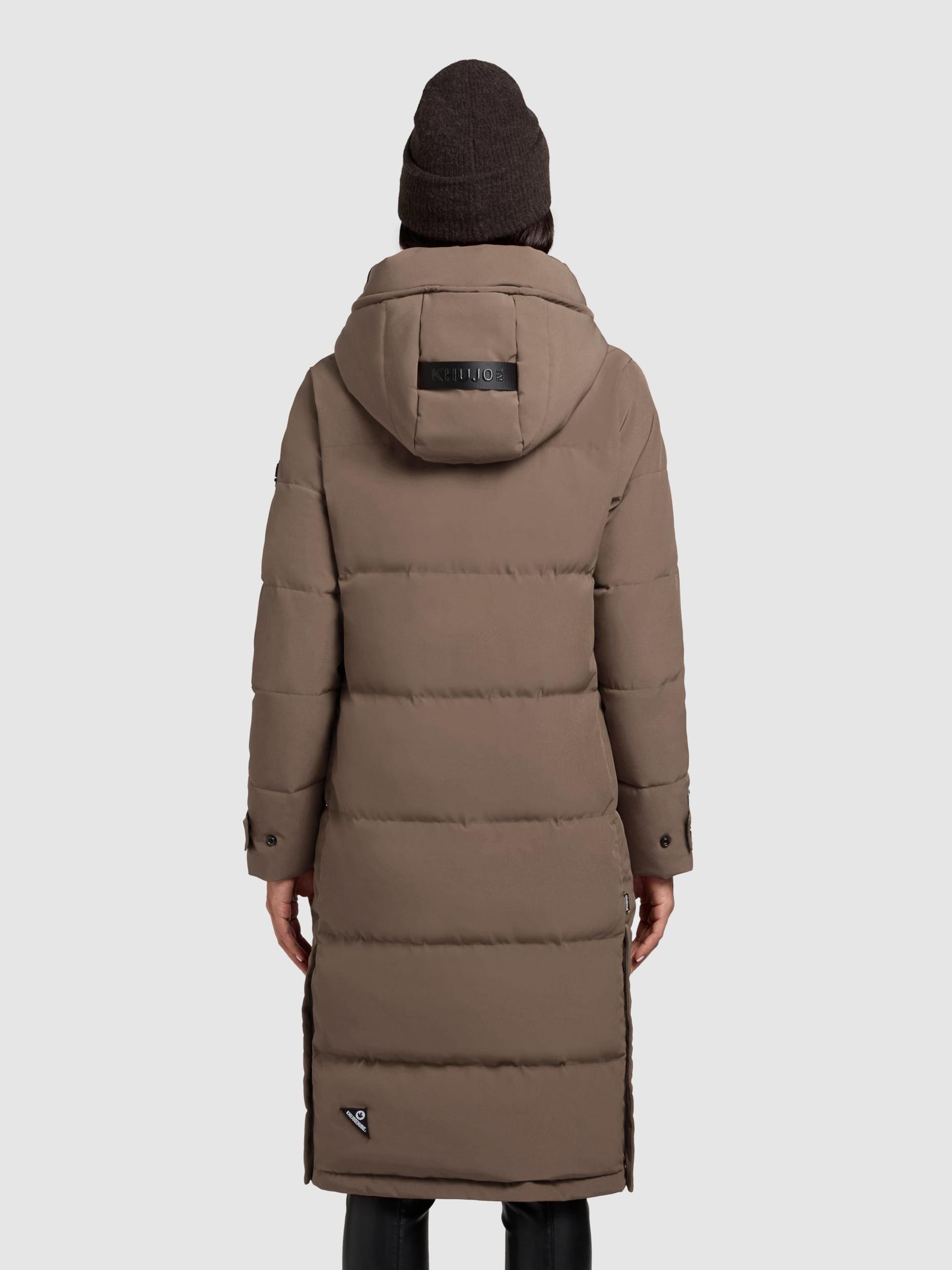 khujo Zimski plašč 'Dairi' temno siva