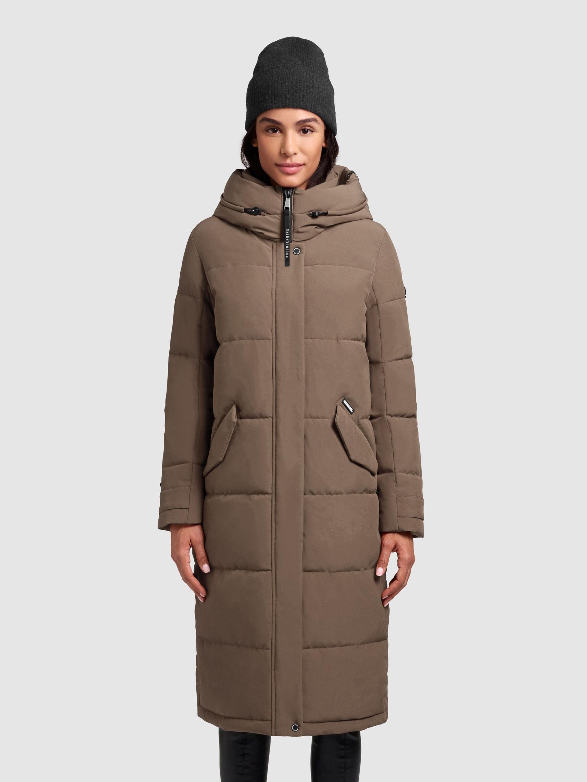 khujo Zimski plašč 'Dairi' temno siva