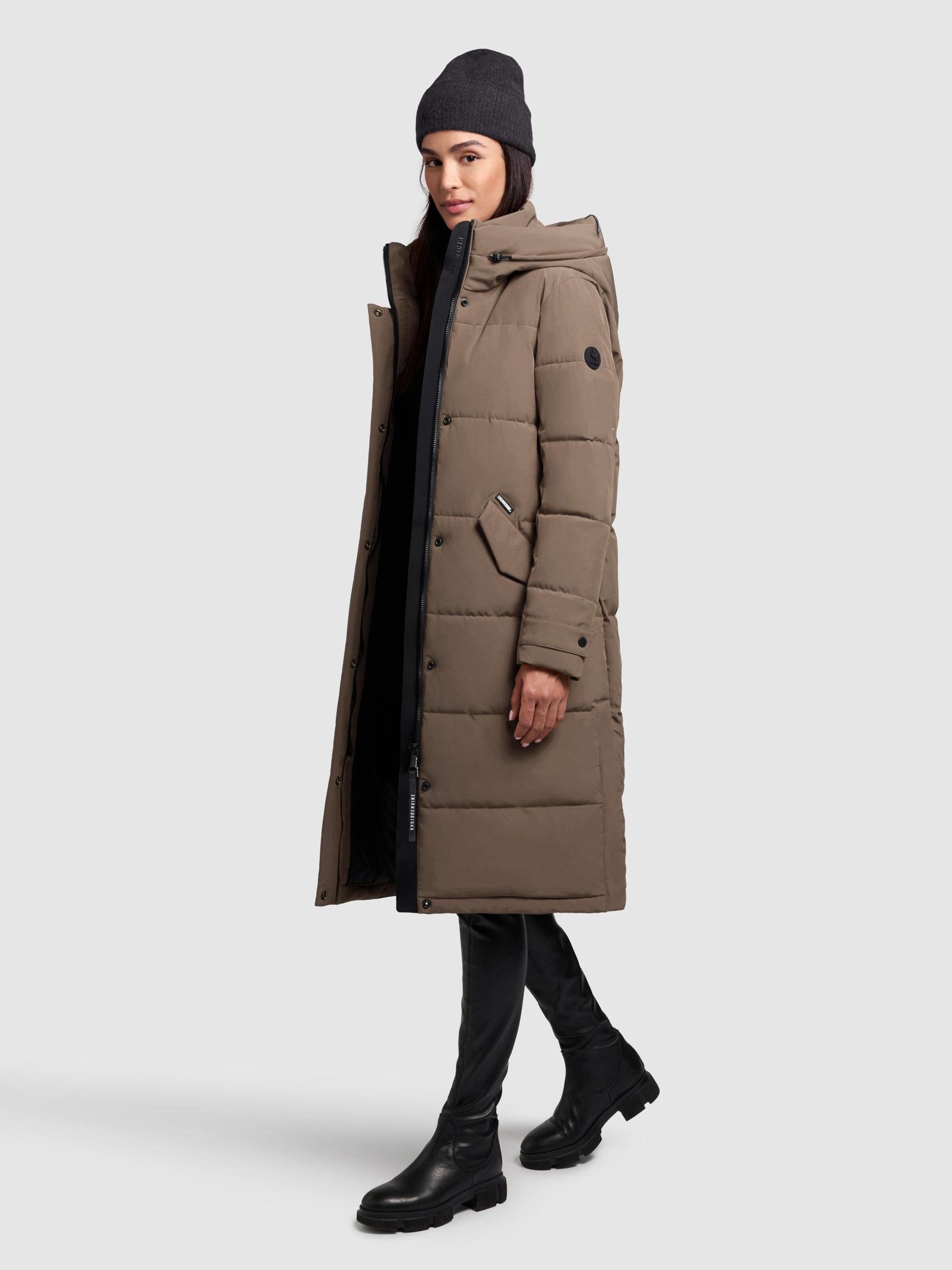 khujo Zimski plašč 'Dairi' temno siva