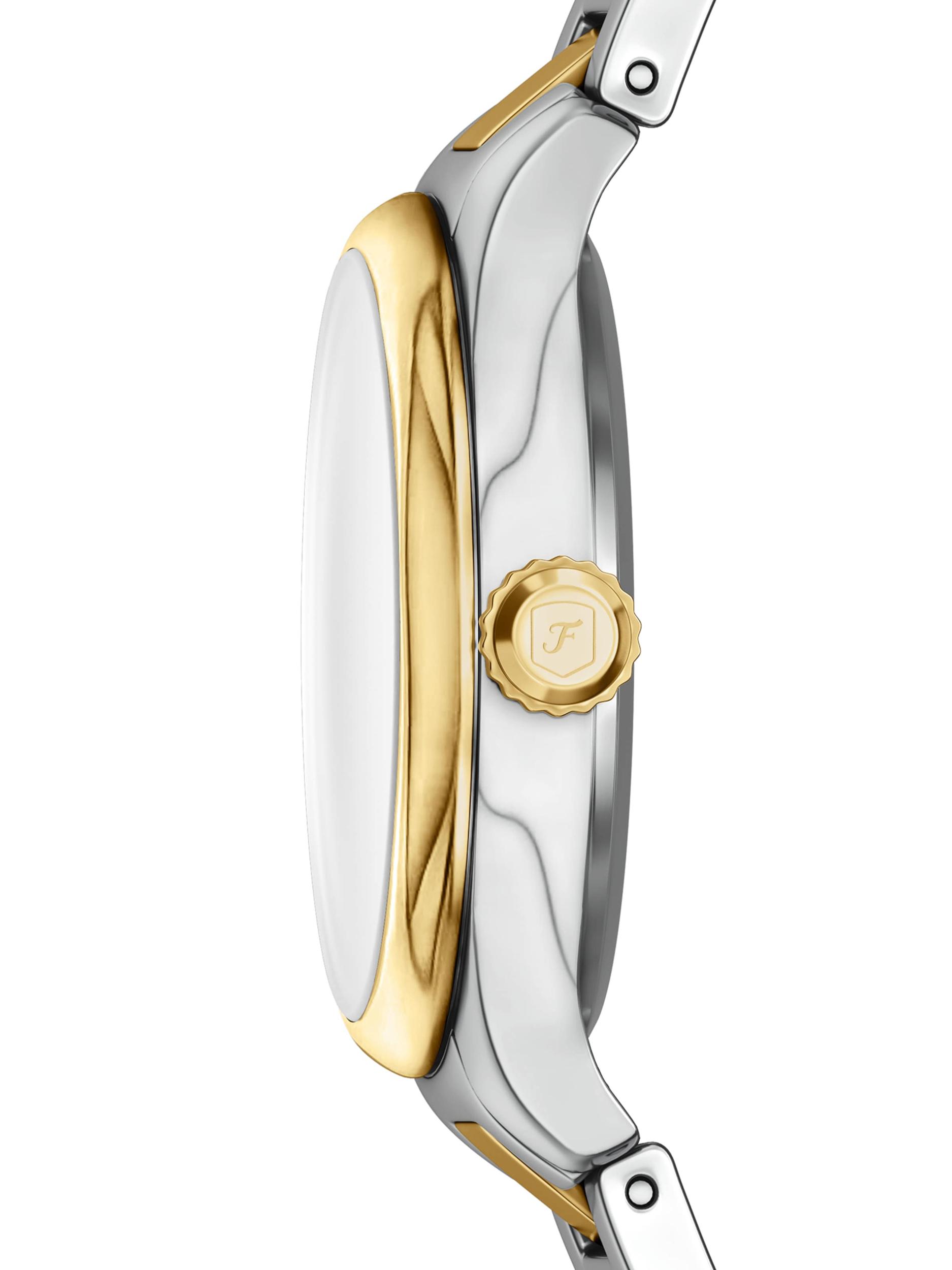 FOSSIL Analogna ura 'GILMORE' zlata / srebrna