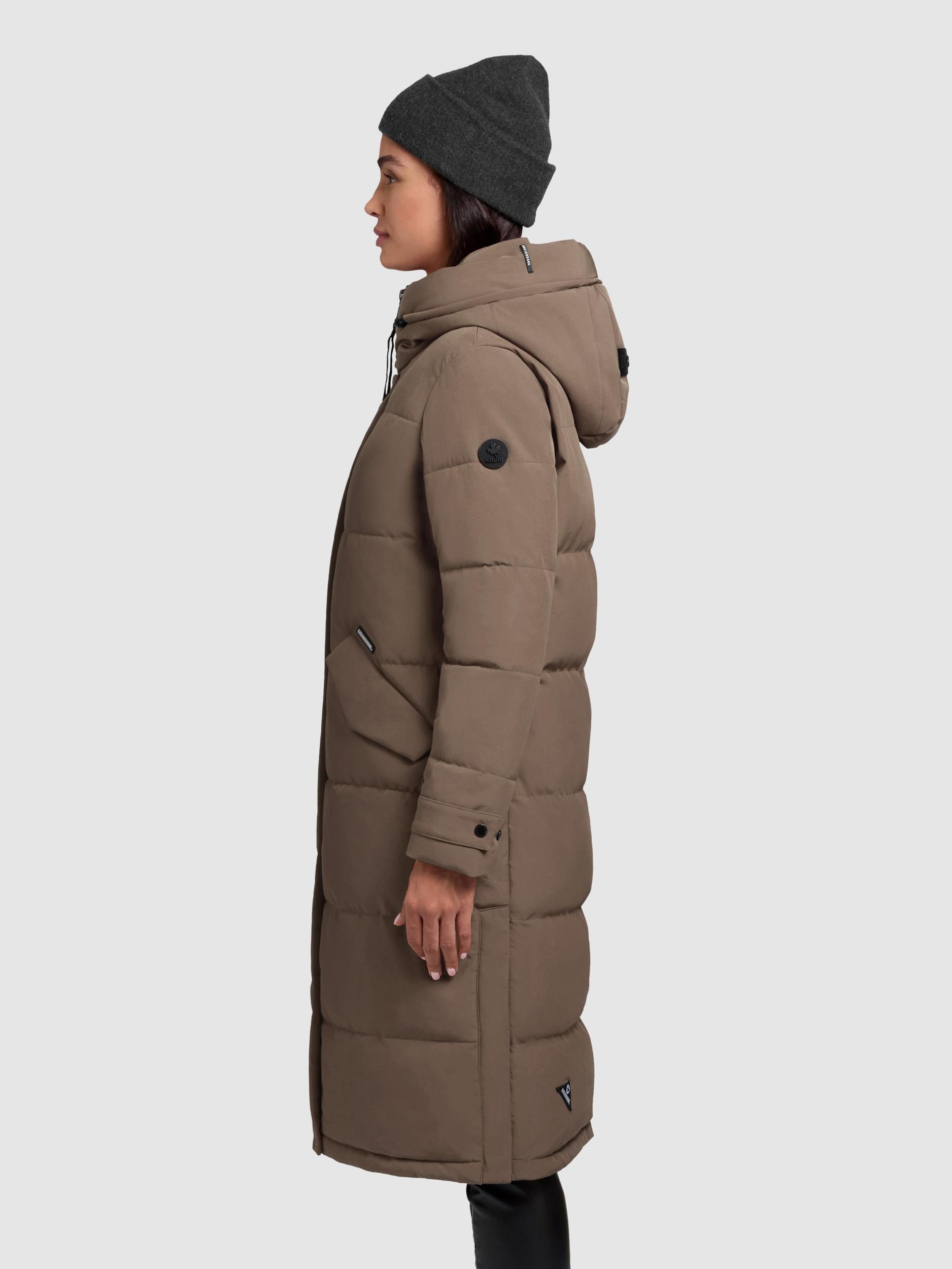 khujo Zimski plašč 'Dairi' temno siva