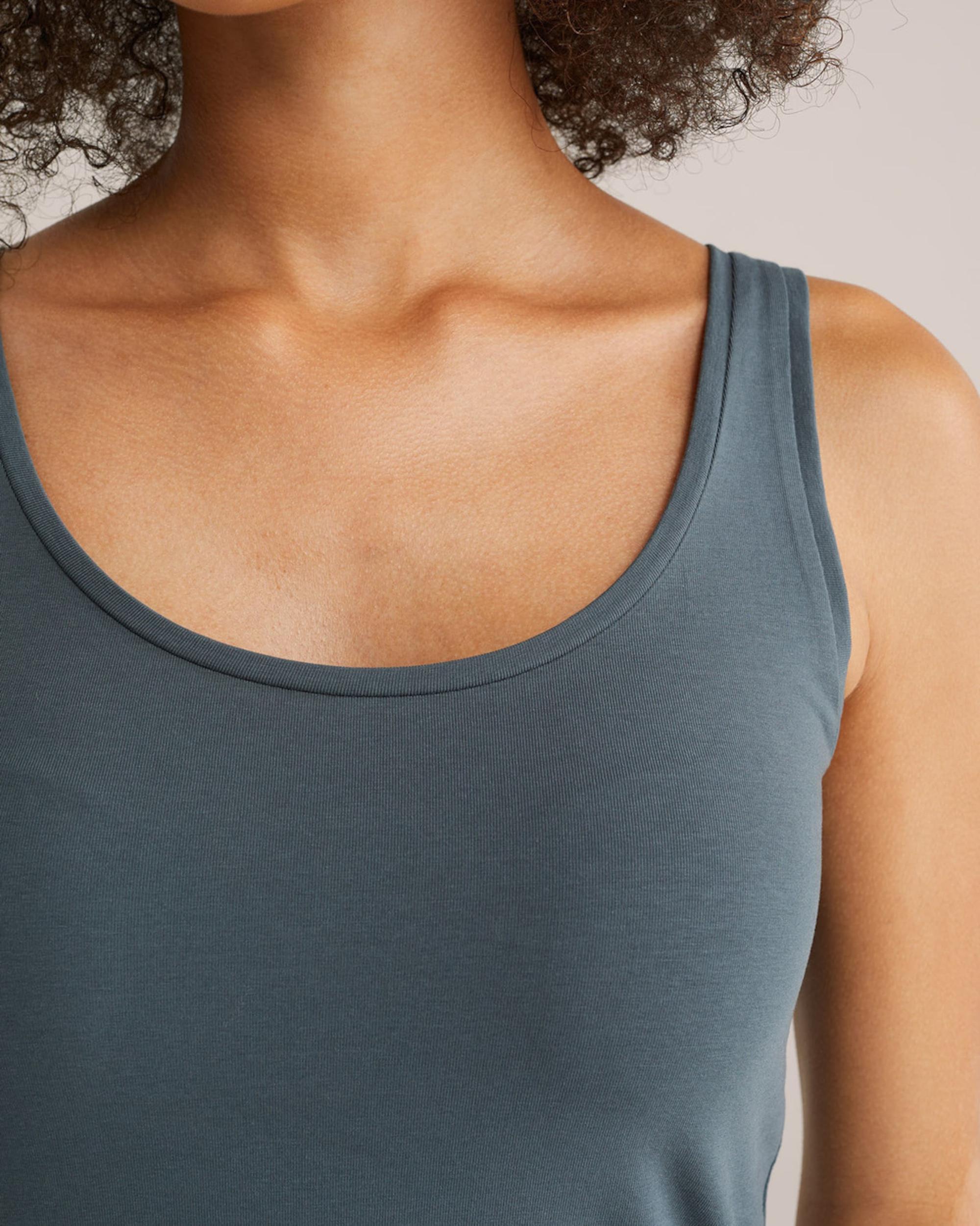 WE Fashion Top temno zelena