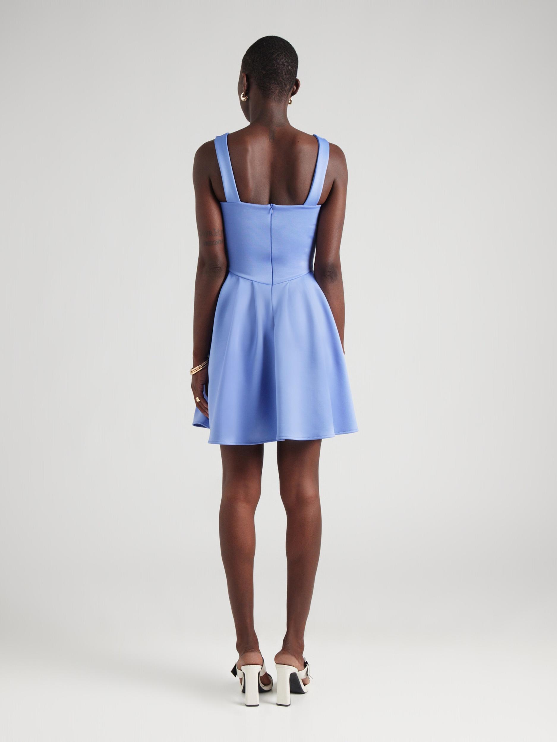 WAL G. Obleka 'ANNA' svetlo modra