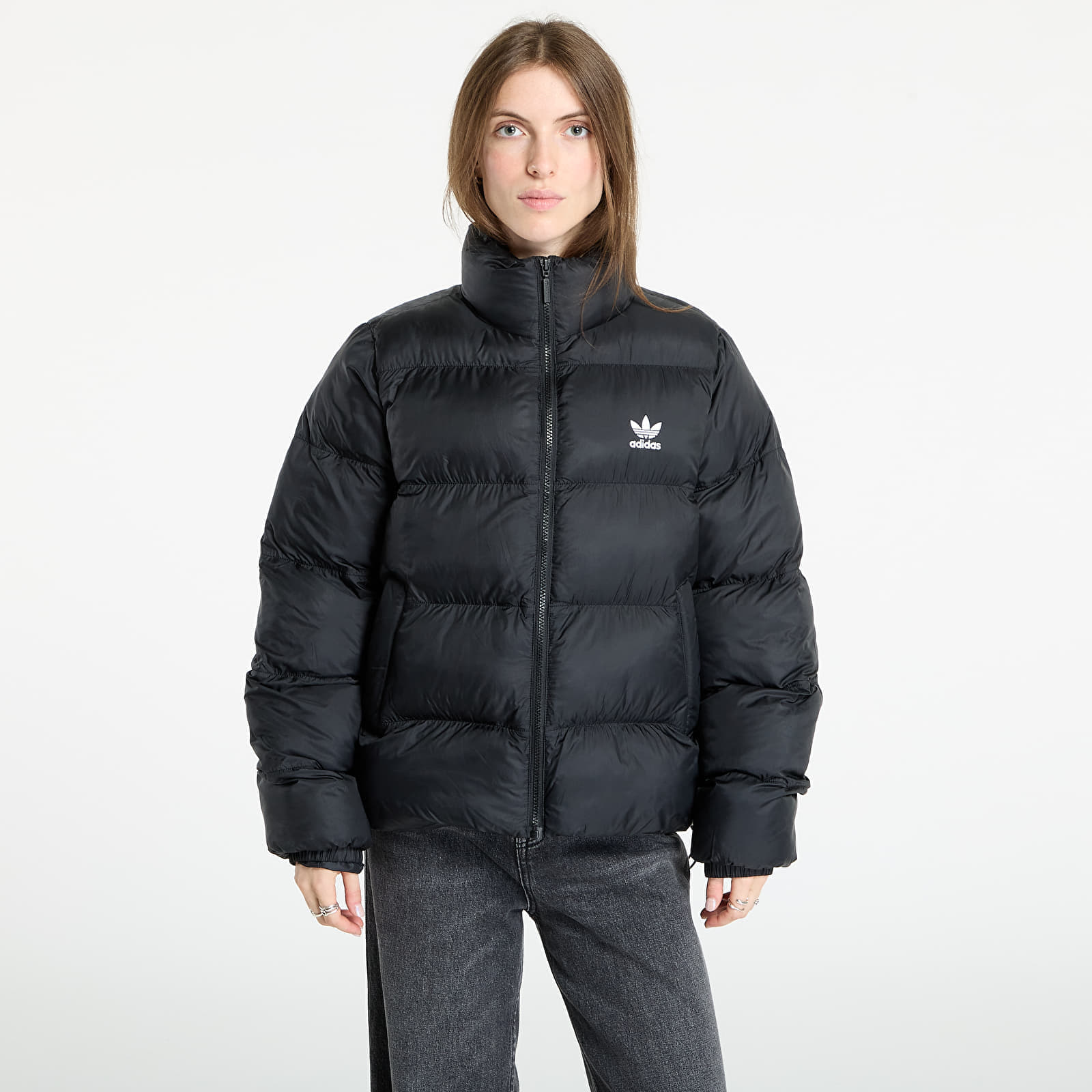 adidas Originals Jopica adidas Adicolor Short Puffer Jacket Black M