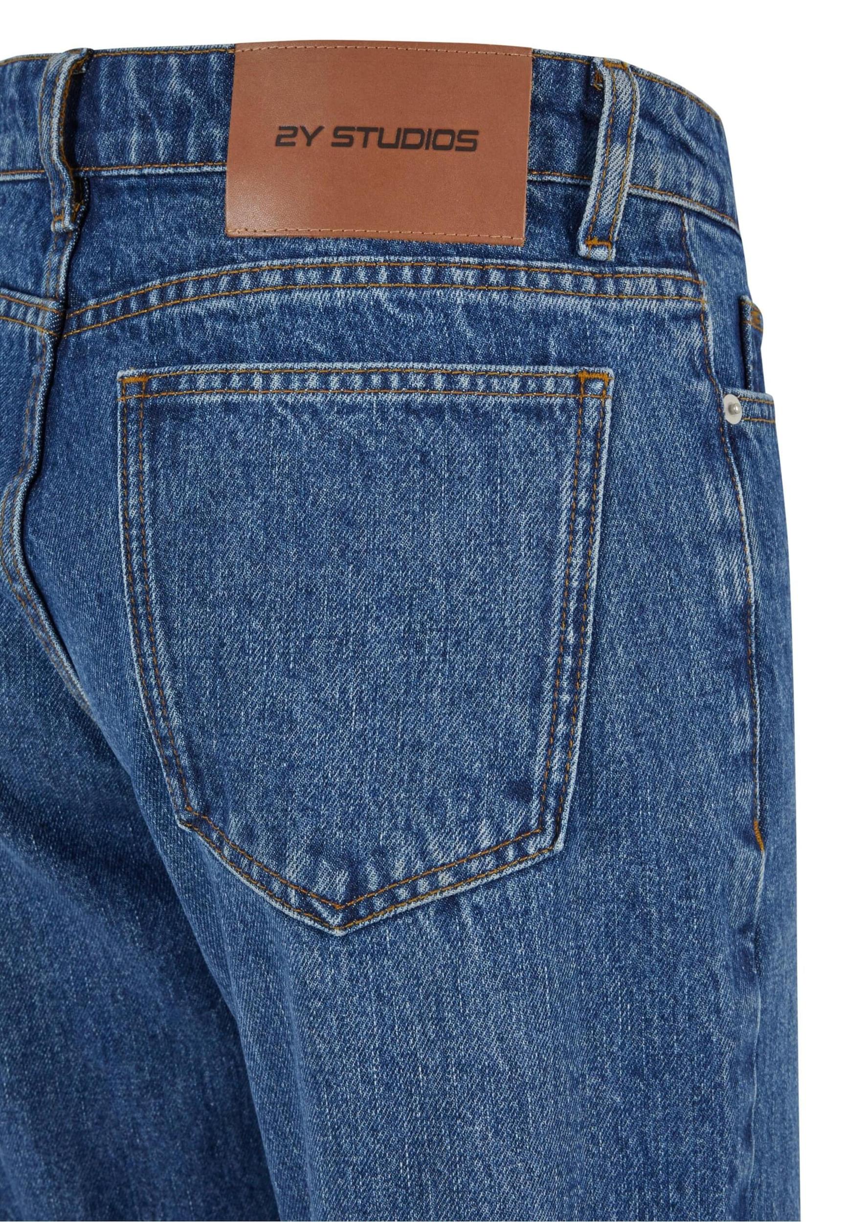 2Y Studios Kavbojke 'Teya' temno modra