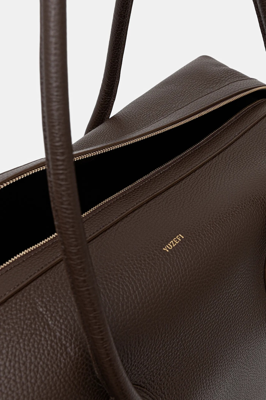 Usnjena torba Yuzefi BRIOCHE WEEKENDER 53 x 31 x 20 cm