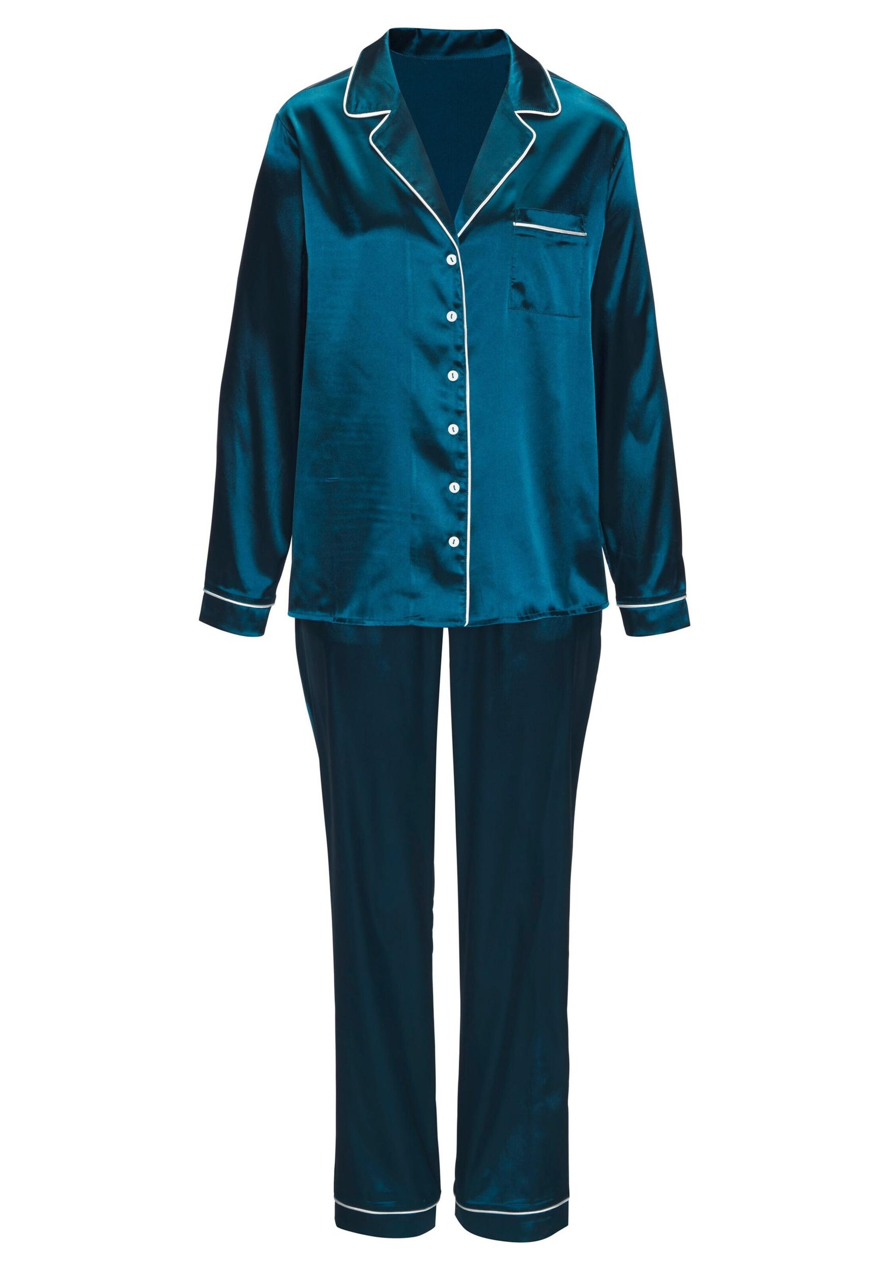 s.Oliver Pižama petrol / bela