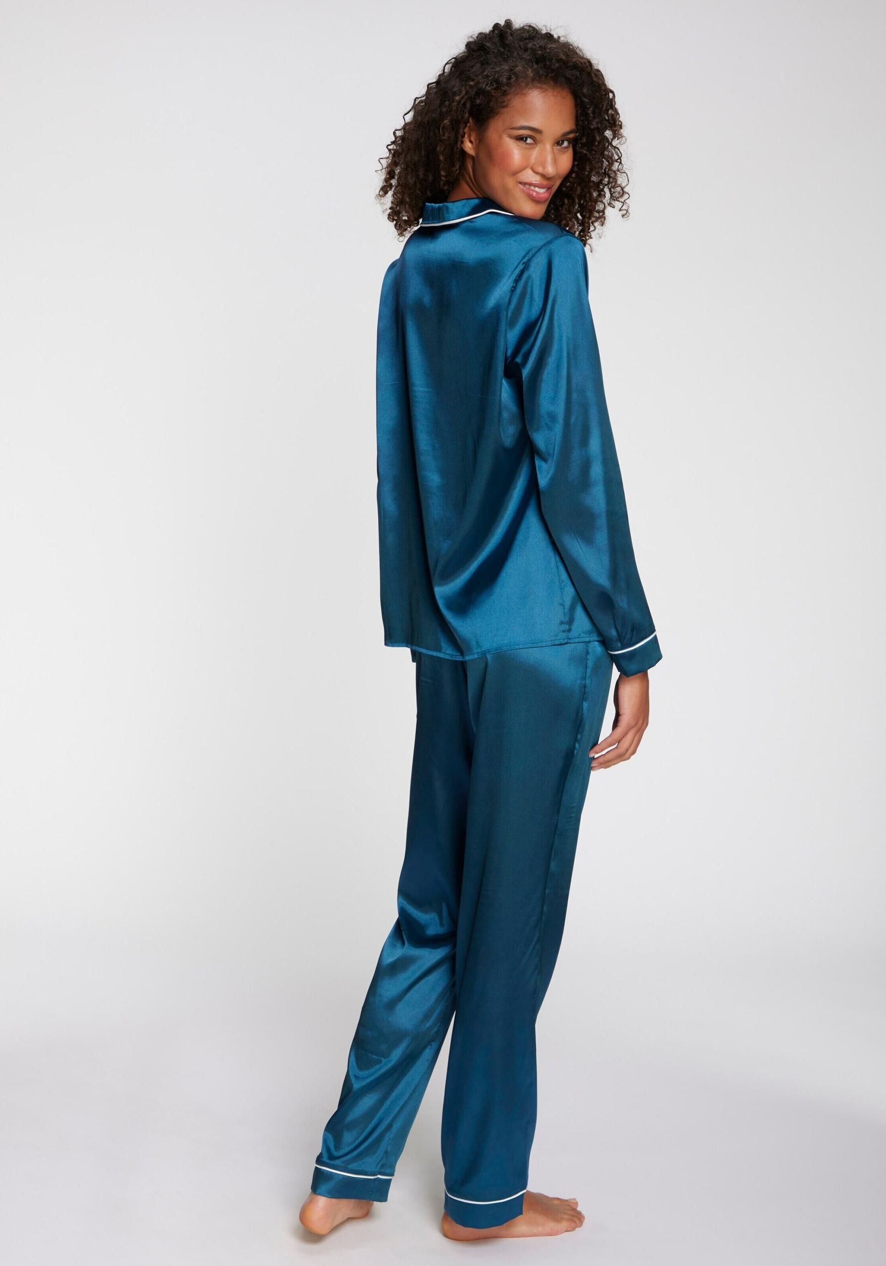 s.Oliver Pižama petrol / bela