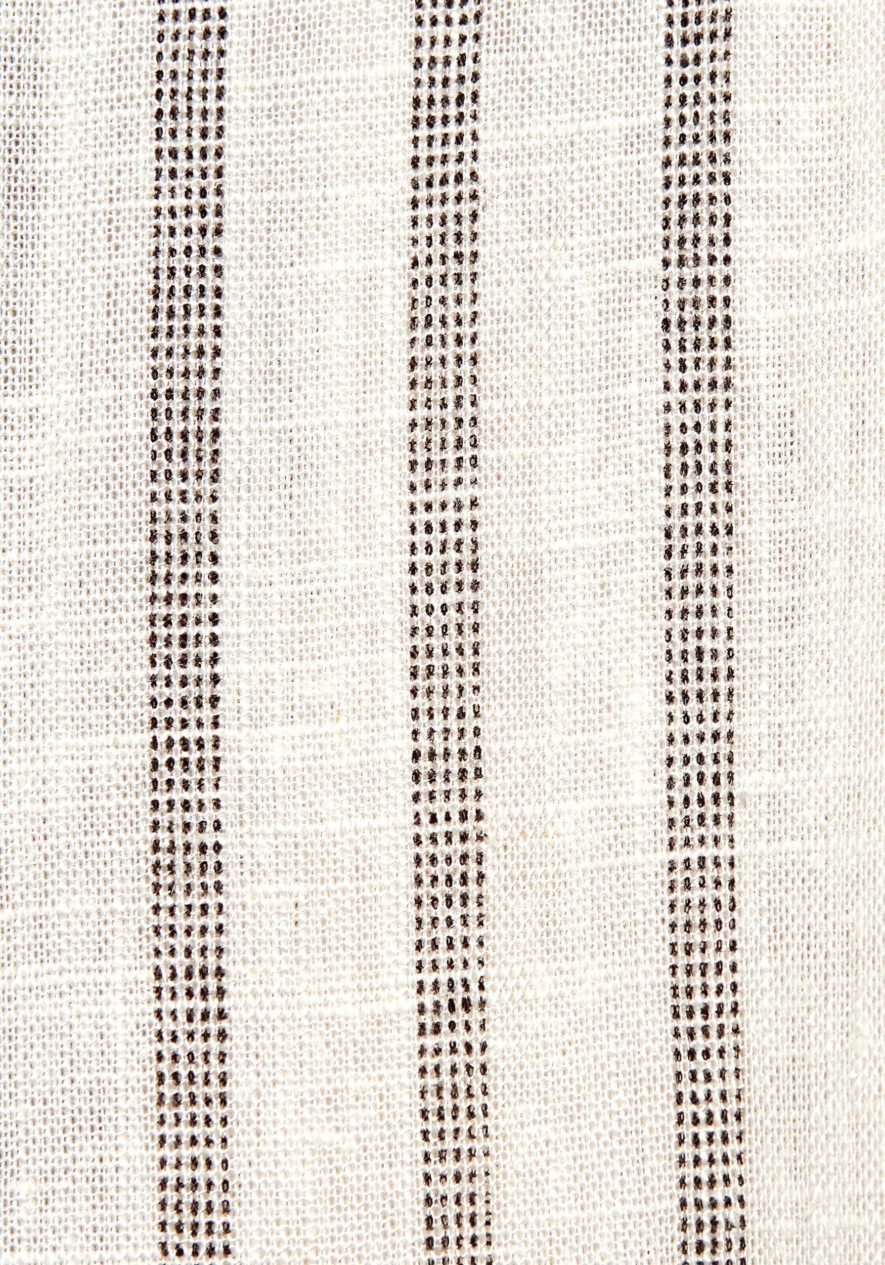 LASCANA Hlače z naborki kremna / črna