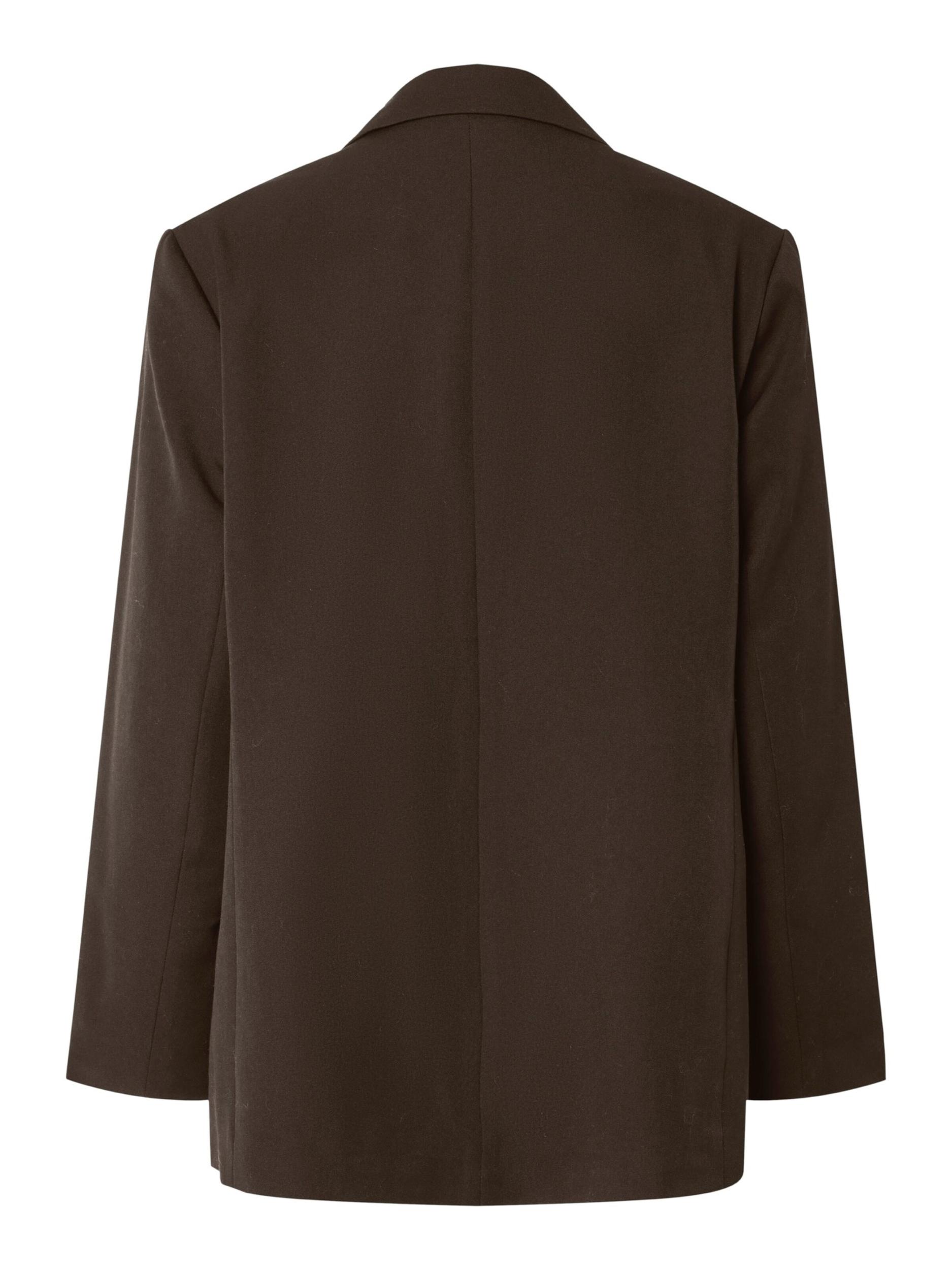 PIECES Blazer 'PCKamil' temno rjava