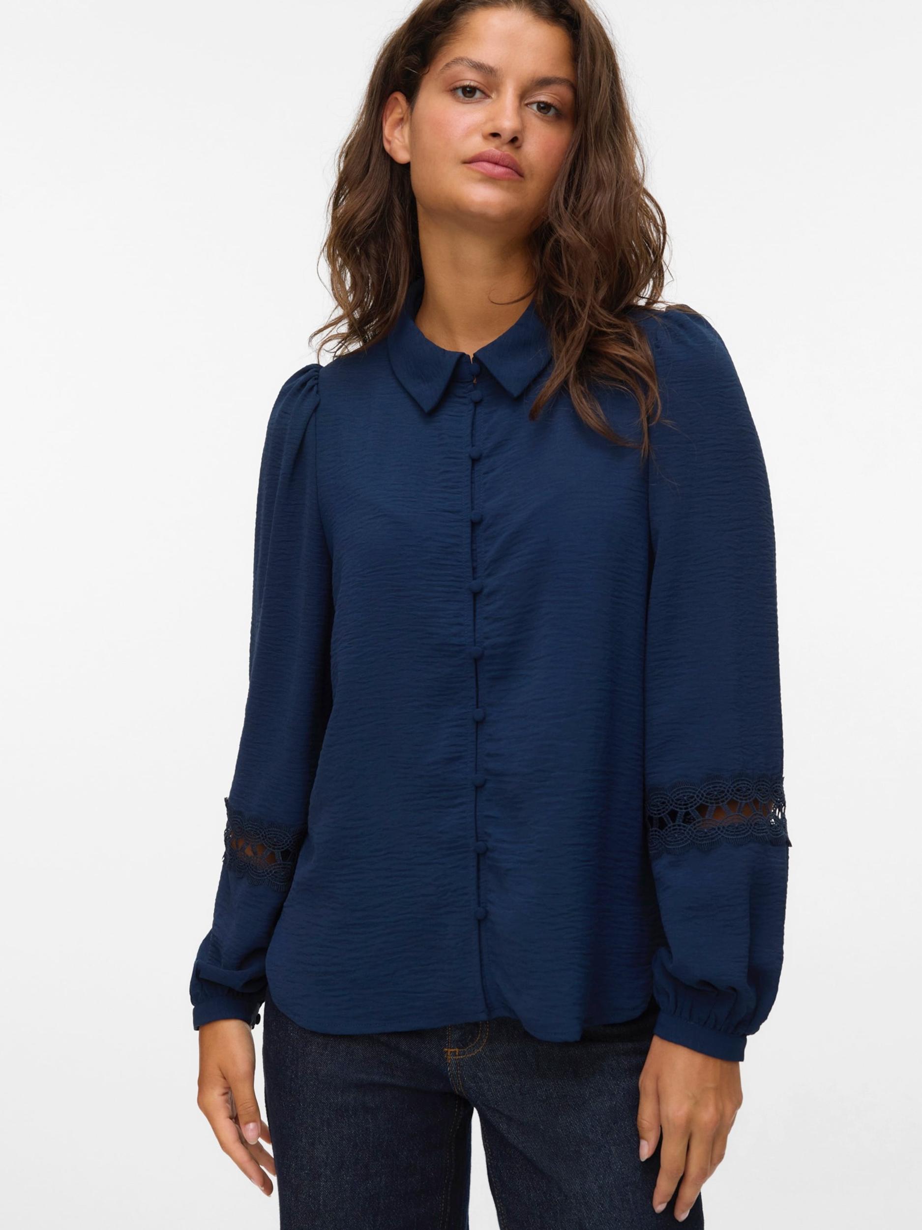 VERO MODA Bluza 'VMALVA' mornarska