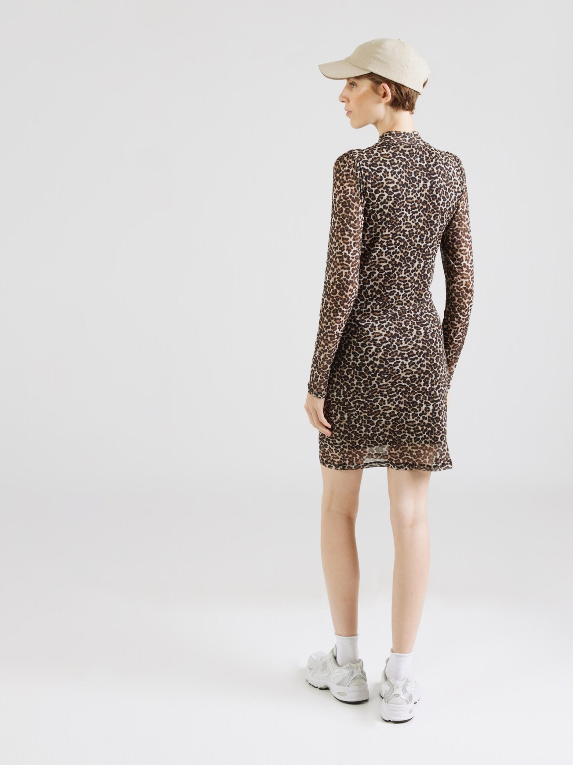 ONLY Obleka 'ONLERICA' rjava / greige / črna