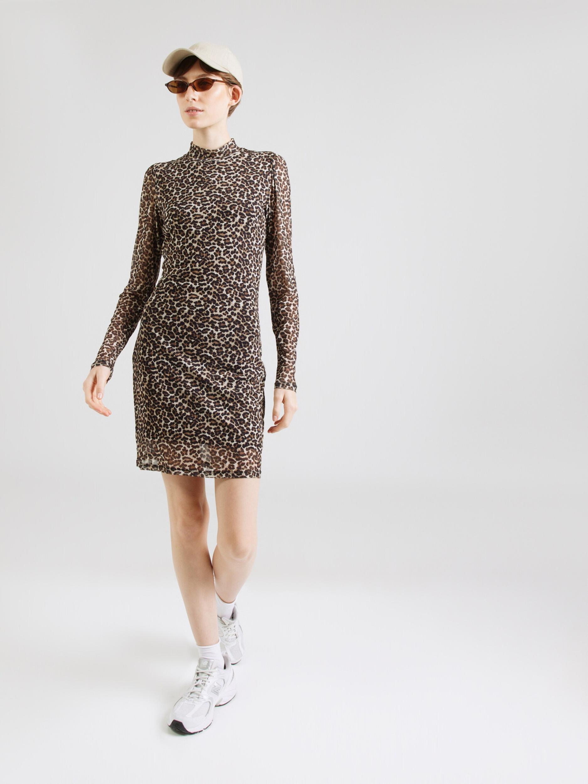 ONLY Obleka 'ONLERICA' rjava / greige / črna