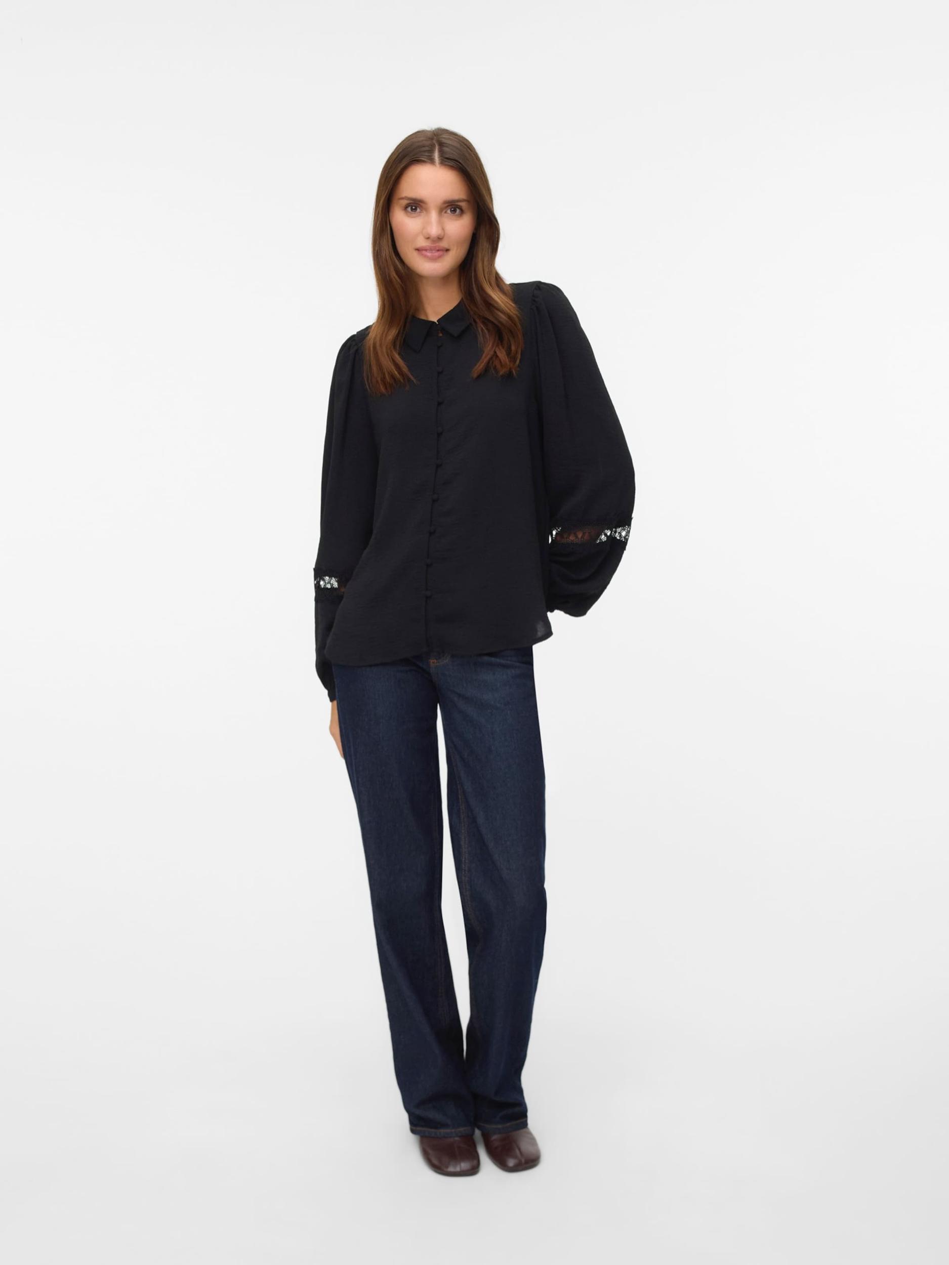 VERO MODA Bluza 'VMALVA' črna