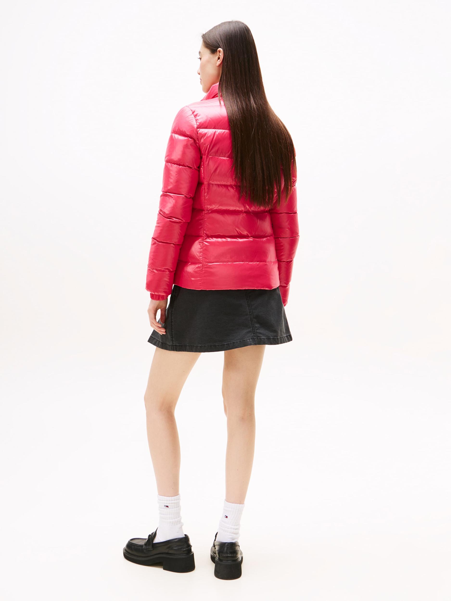 Tommy Jeans Prehodna jakna rdeča