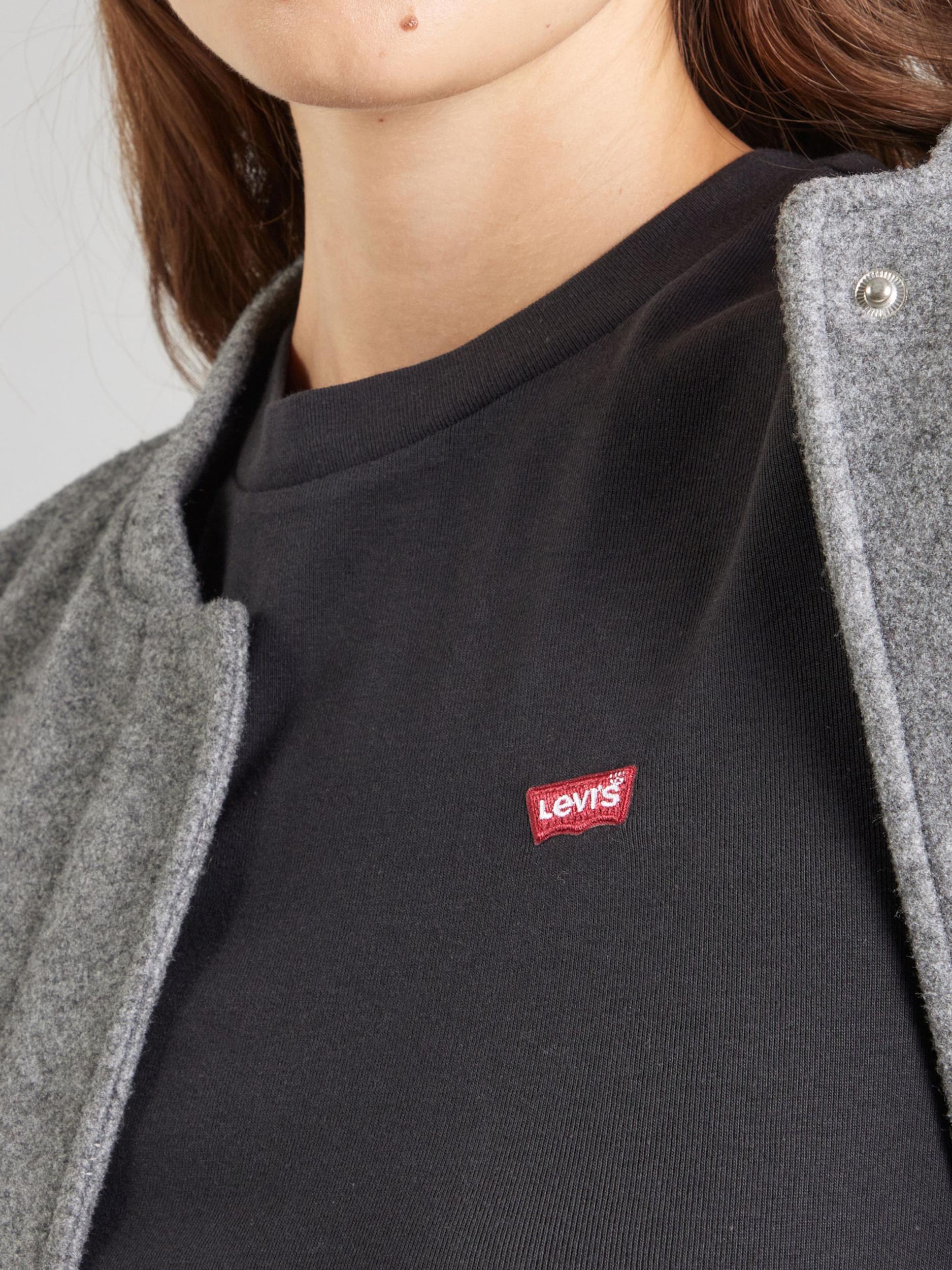 LEVI'S  Majica 'Essential Tee (2-Pack)' rdeča / črna / bela