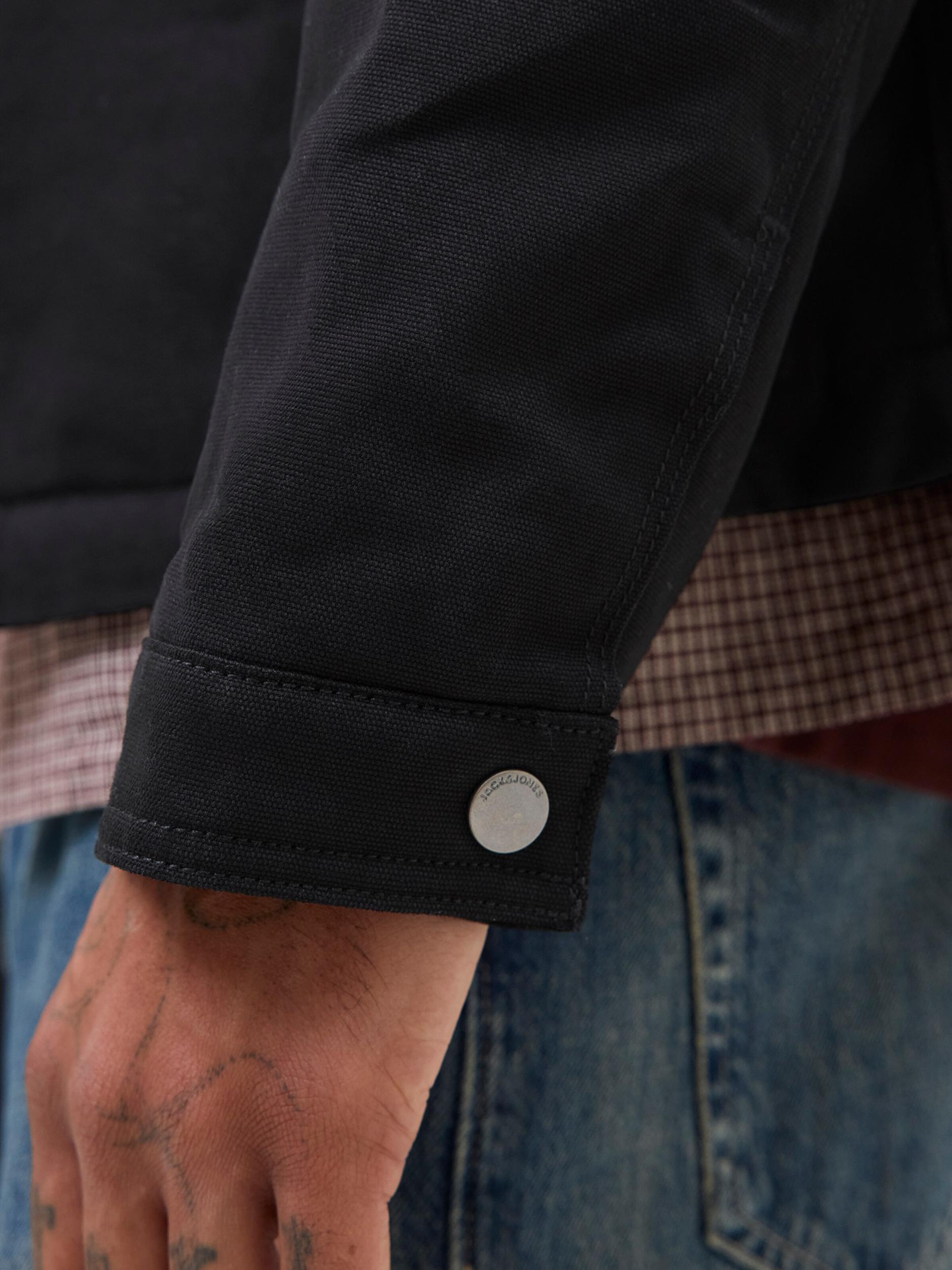 JACK & JONES Prehodna jakna 'JJEDOVER' črna