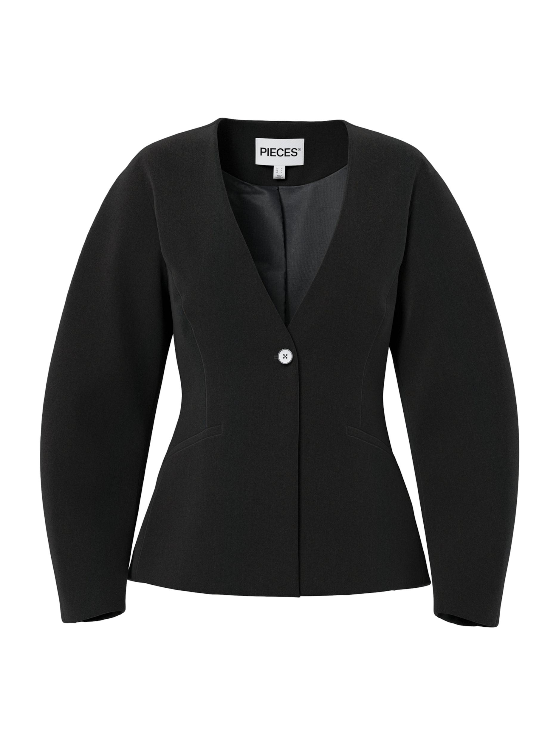 PIECES Blazer 'PCKAMIL' črna