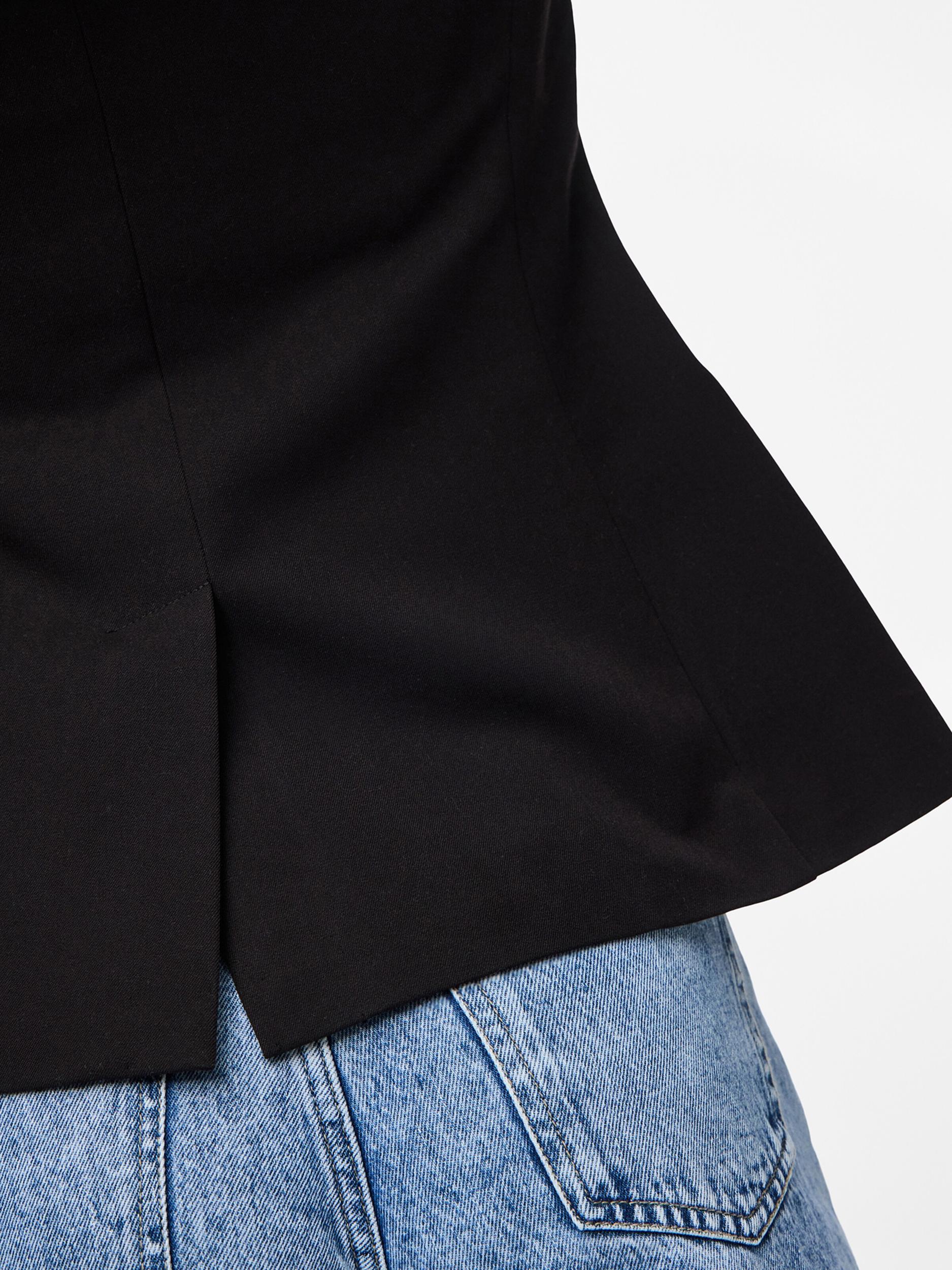 PIECES Blazer 'PCKAMIL' črna