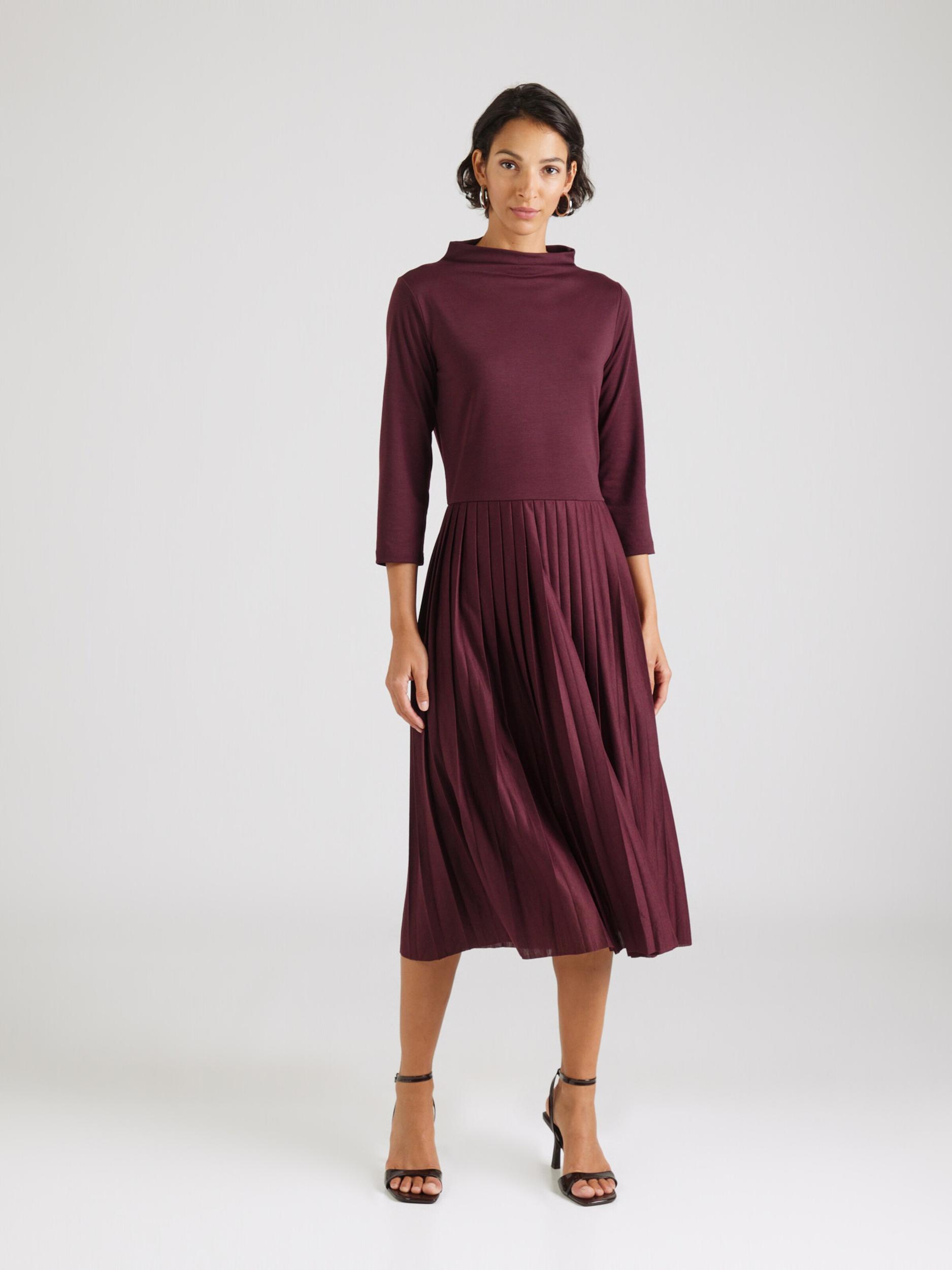 MORE & MORE Obleka vinsko rdeča