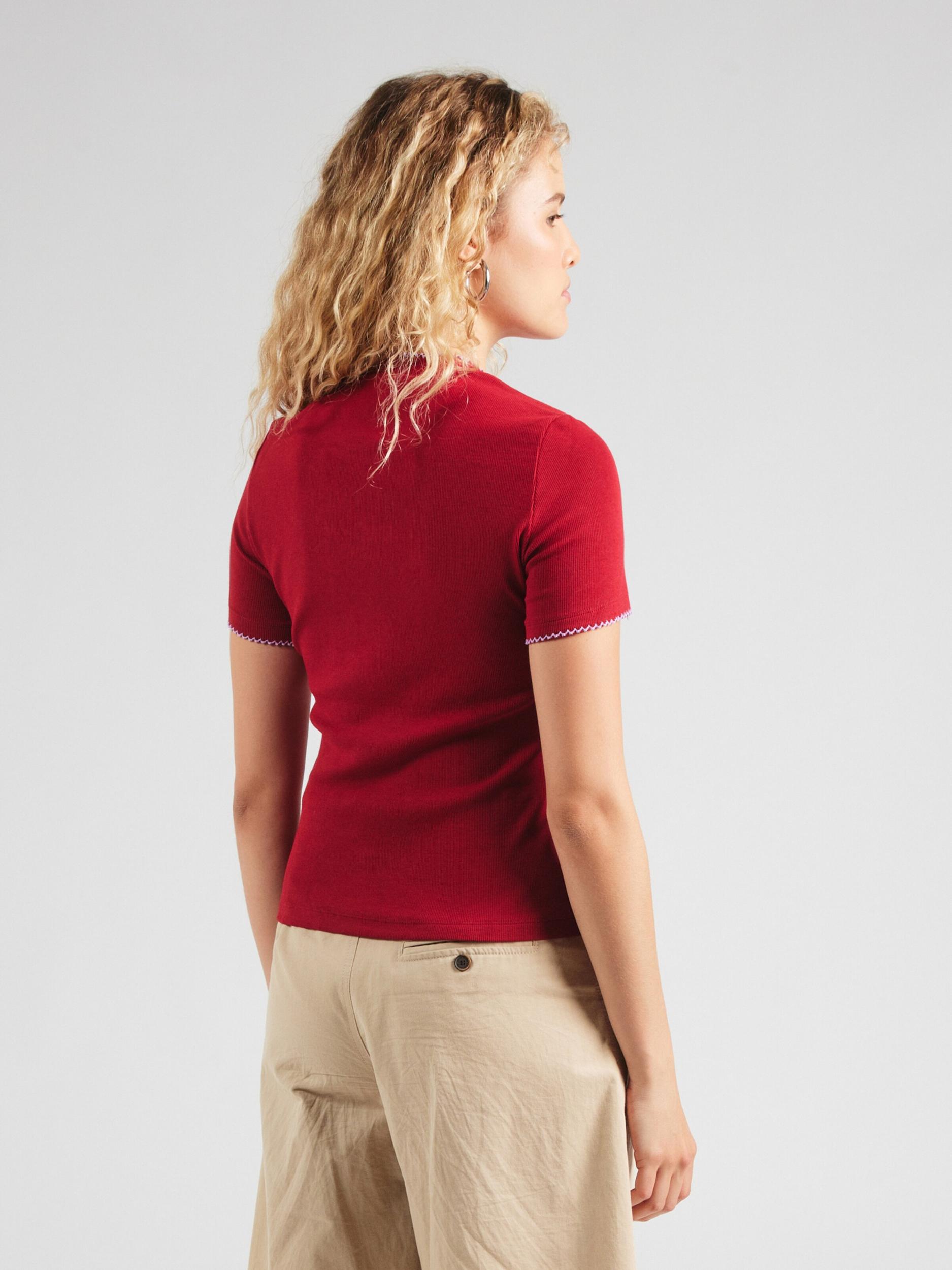 Harper & Yve Majica rdeča / bela