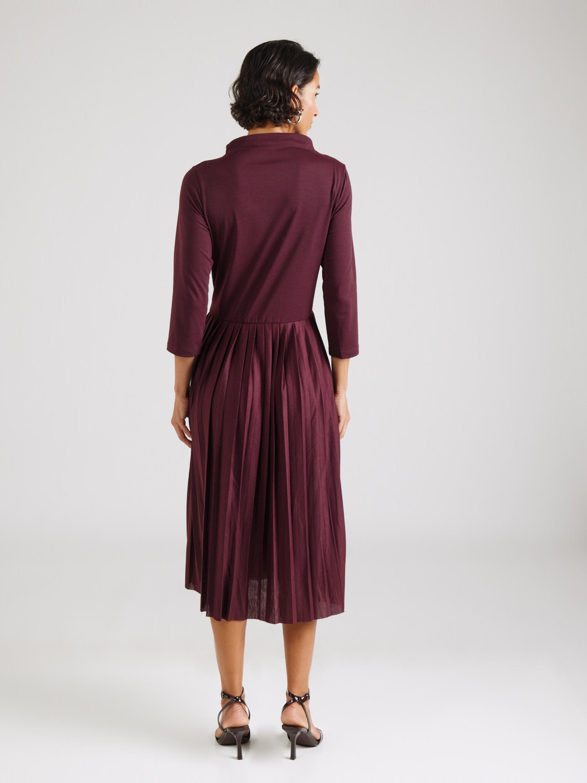 MORE & MORE Obleka vinsko rdeča