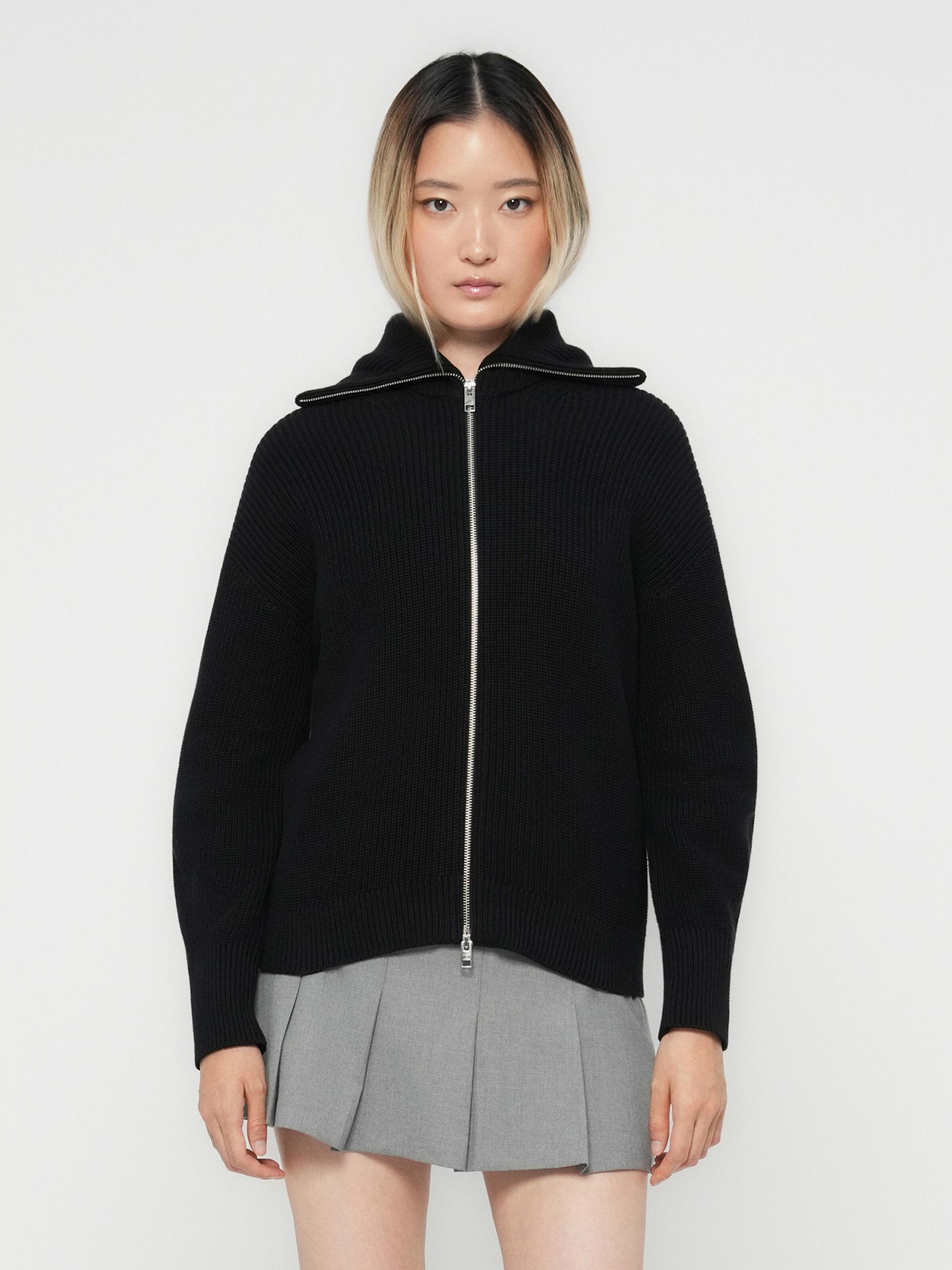 JJXX Pletena jopa 'JXADELINE' črna