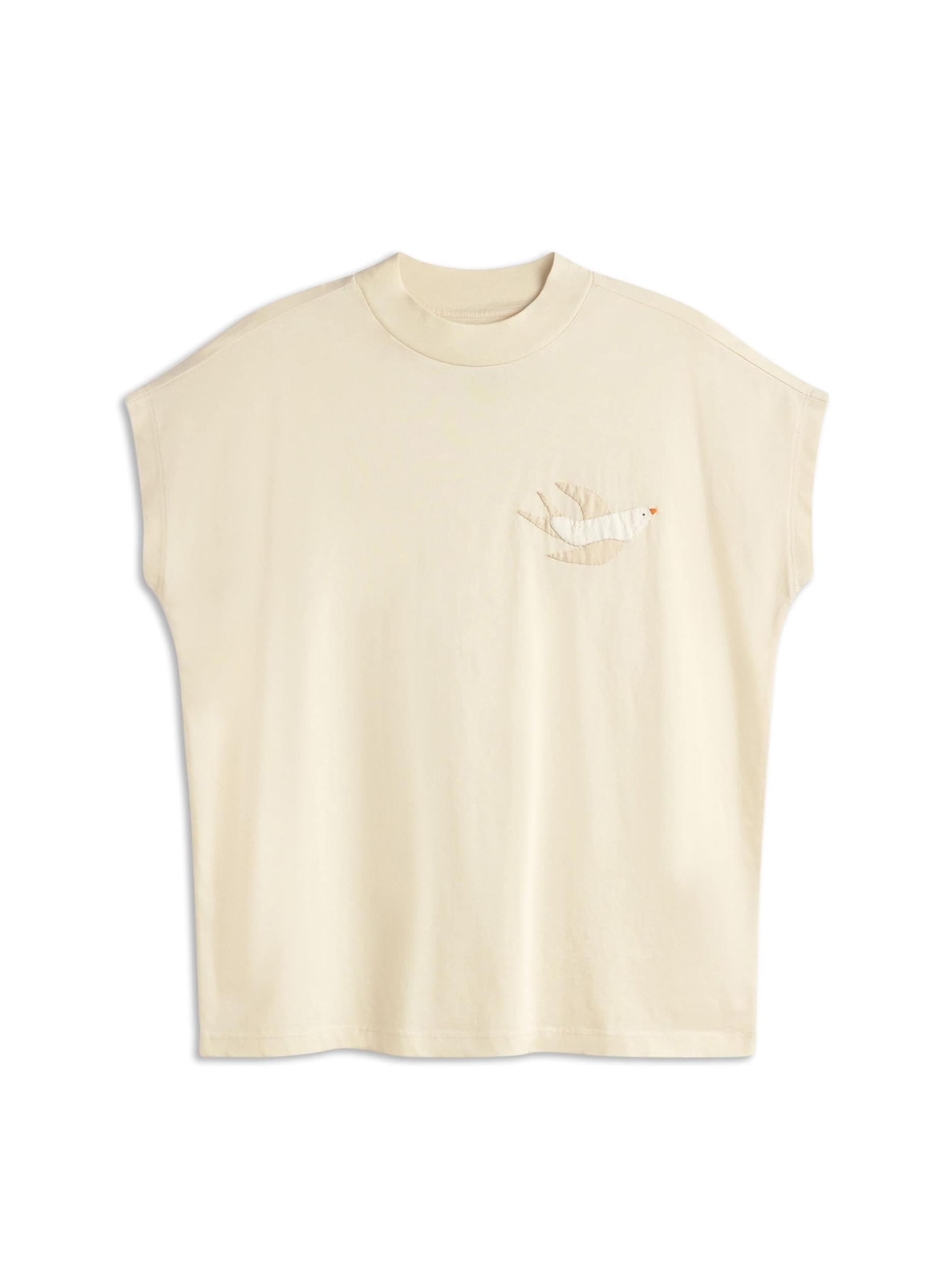 Thinking MU Majica 'Volta' bež / ecru / off-bela