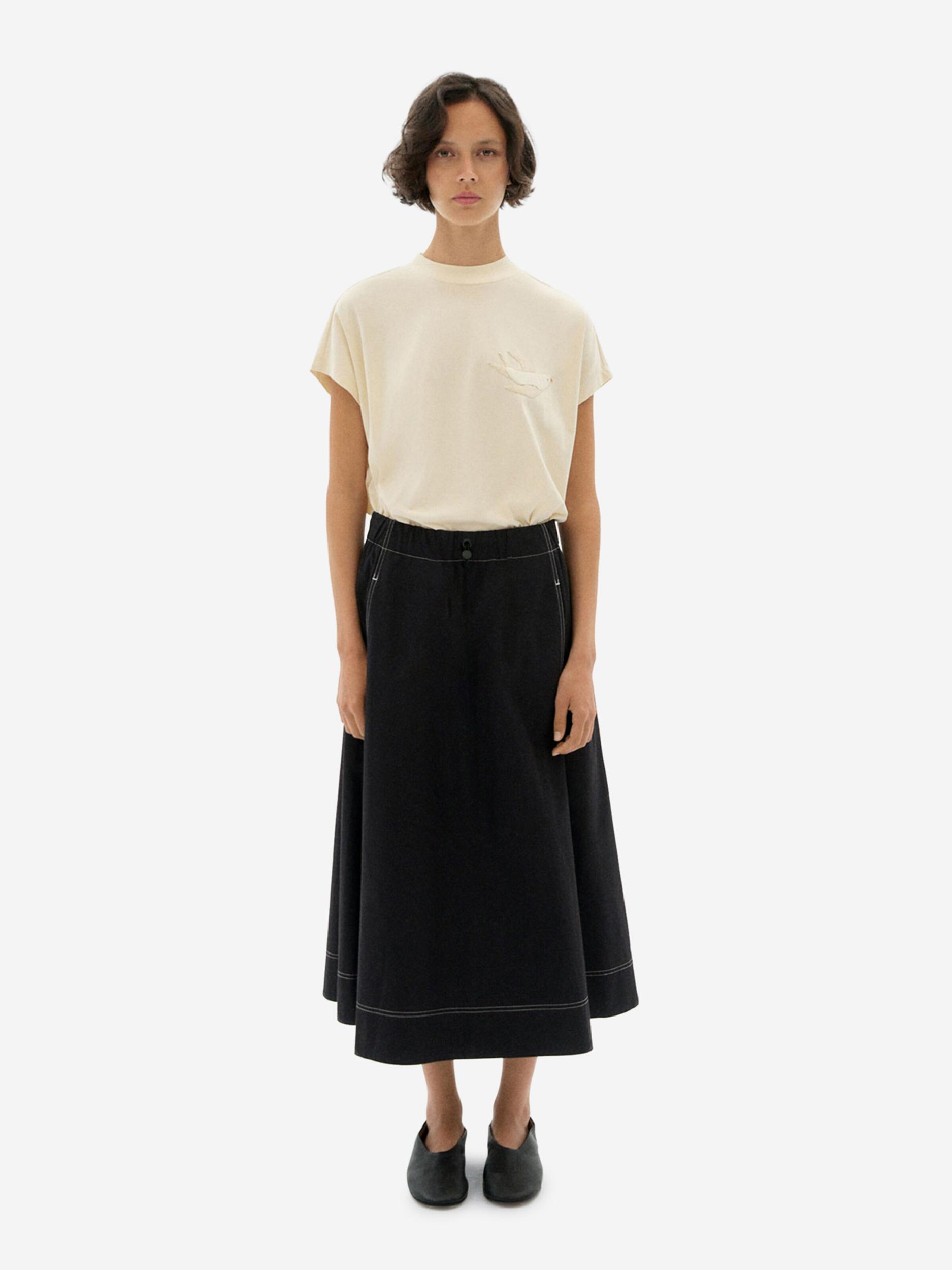 Thinking MU Majica 'Volta' bež / ecru / off-bela