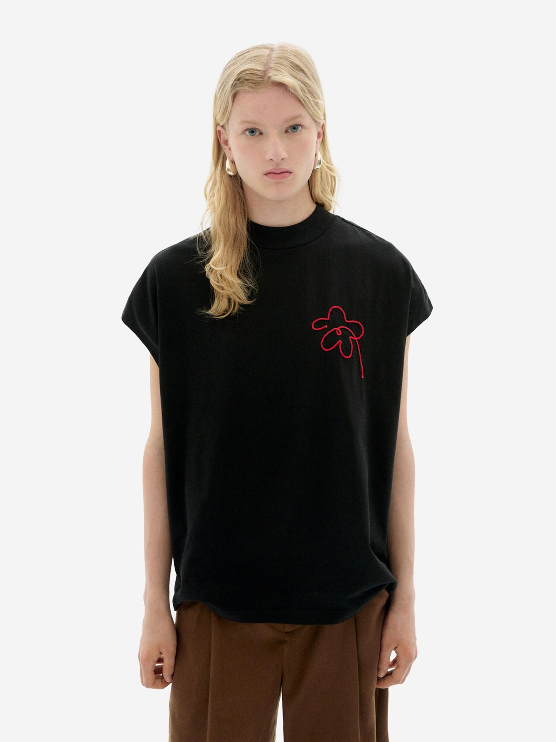 Thinking MU Majica 'Volta' rdeča / črna