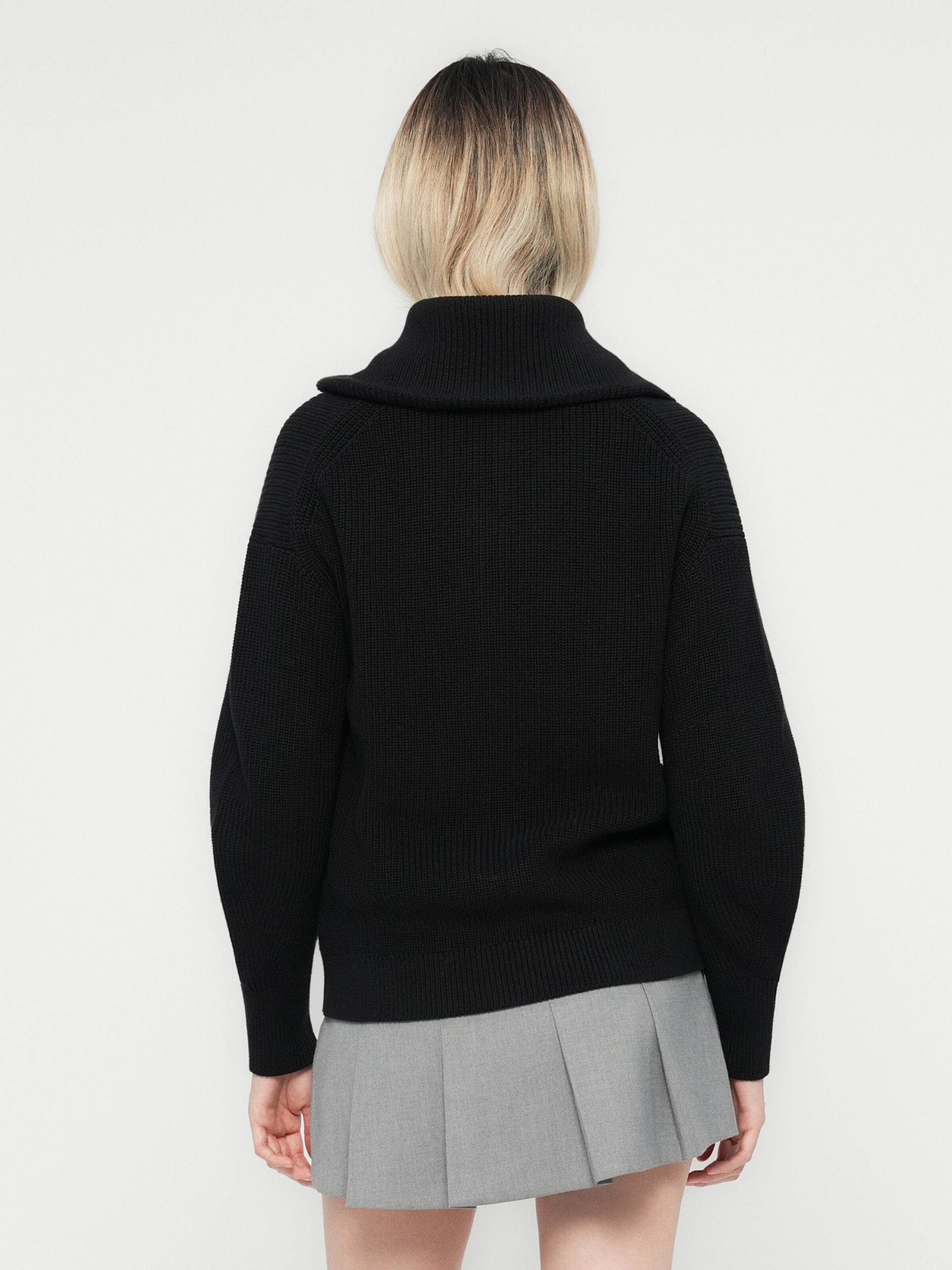 JJXX Pletena jopa 'JXADELINE' črna