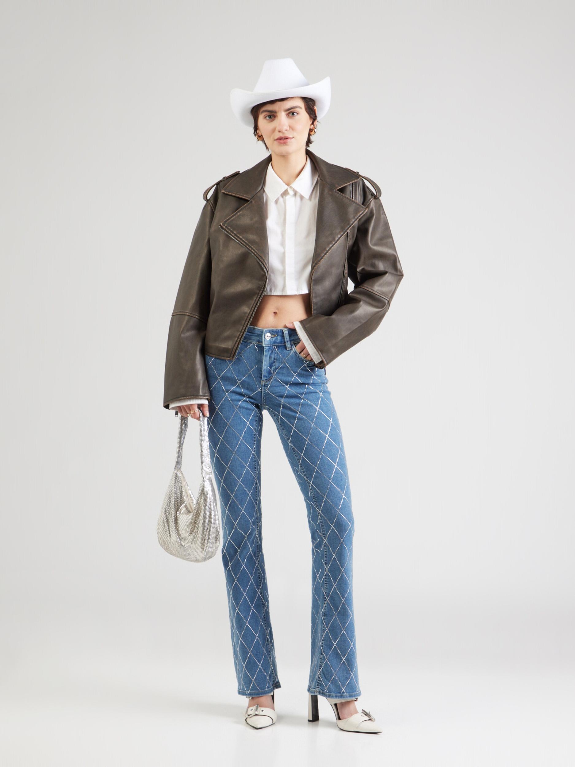 ONLY Kavbojke 'ONLBLUSH' moder denim / srebrna