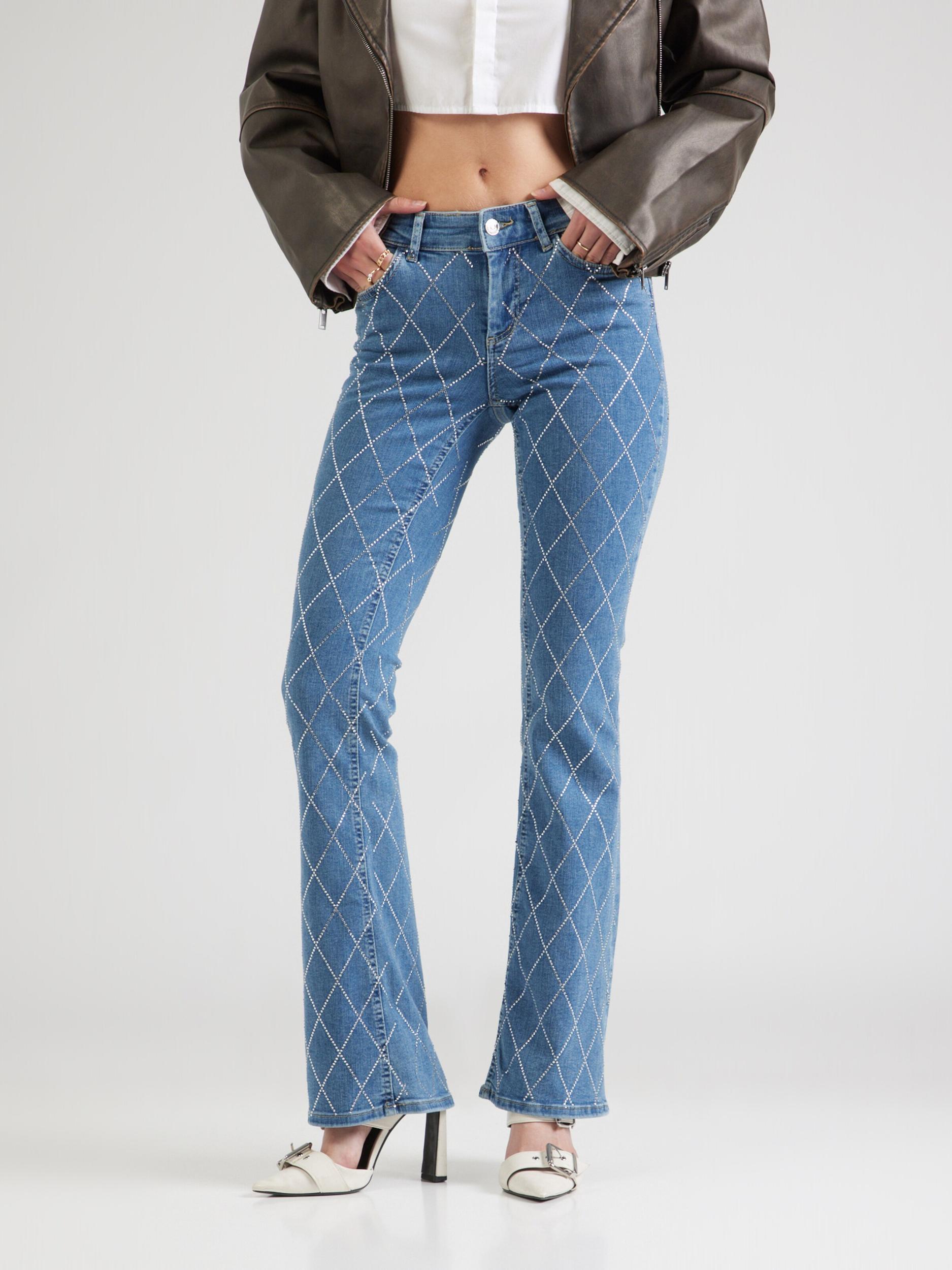 ONLY Kavbojke 'ONLBLUSH' moder denim / srebrna