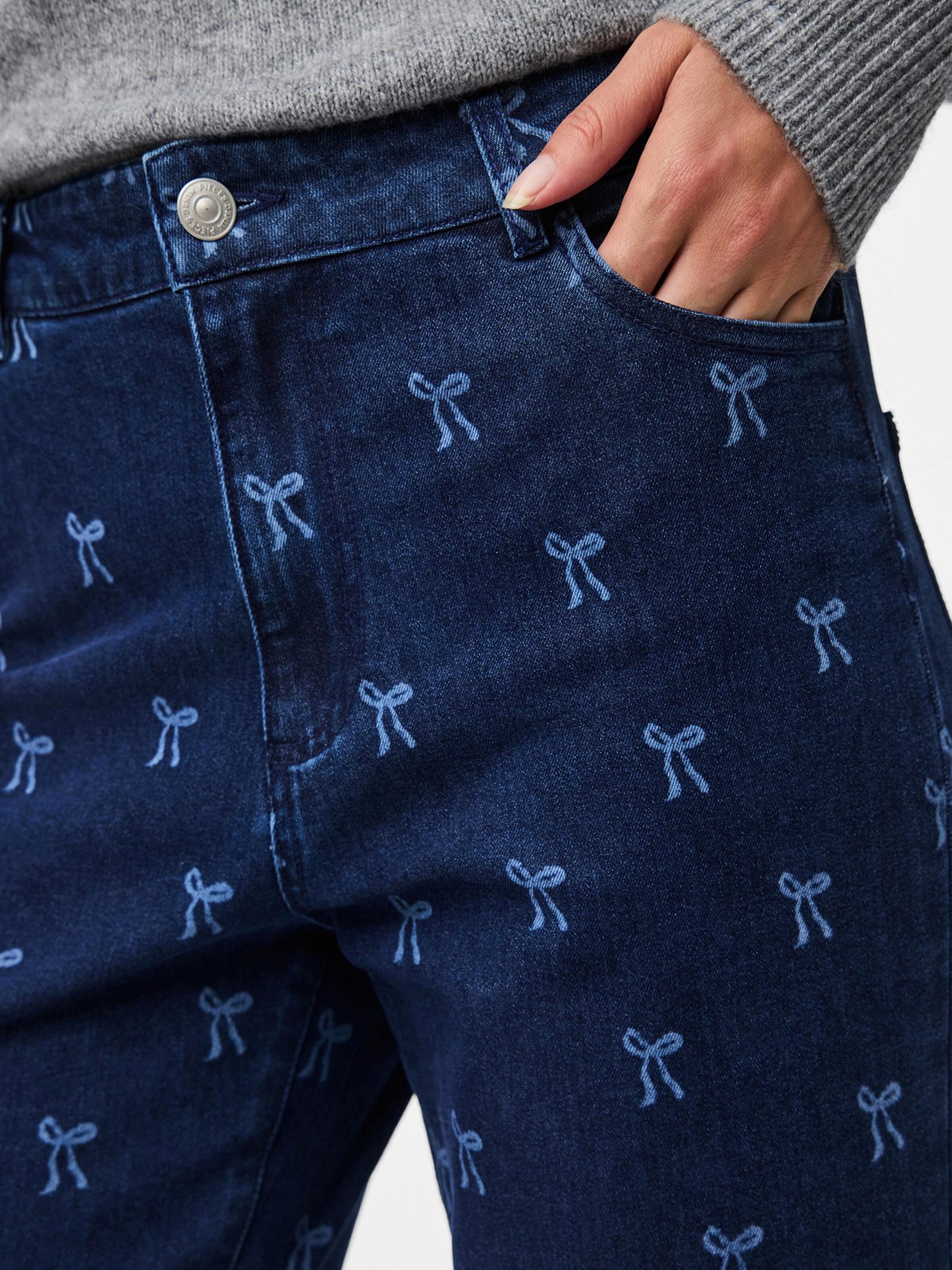 PIECES Kavbojke 'PCMALUME' moder denim