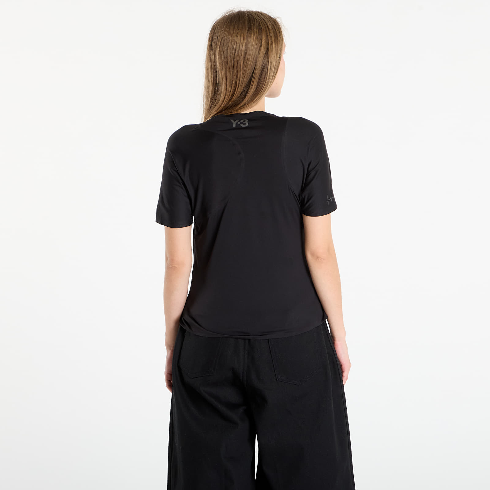 Majice Y-3 W Run Ss Tee Black XS/30
