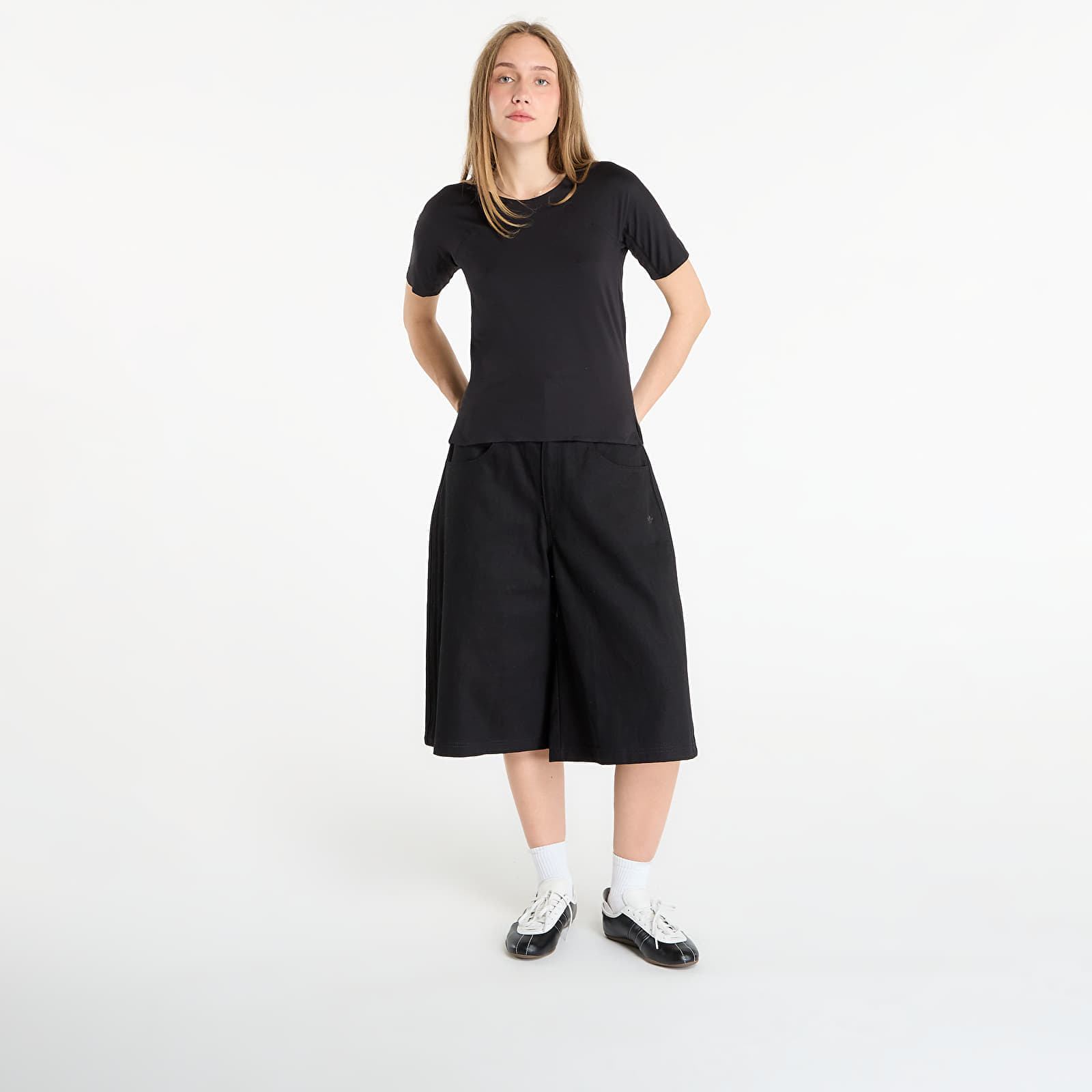 Majice Y-3 W Run Ss Tee Black XS/30