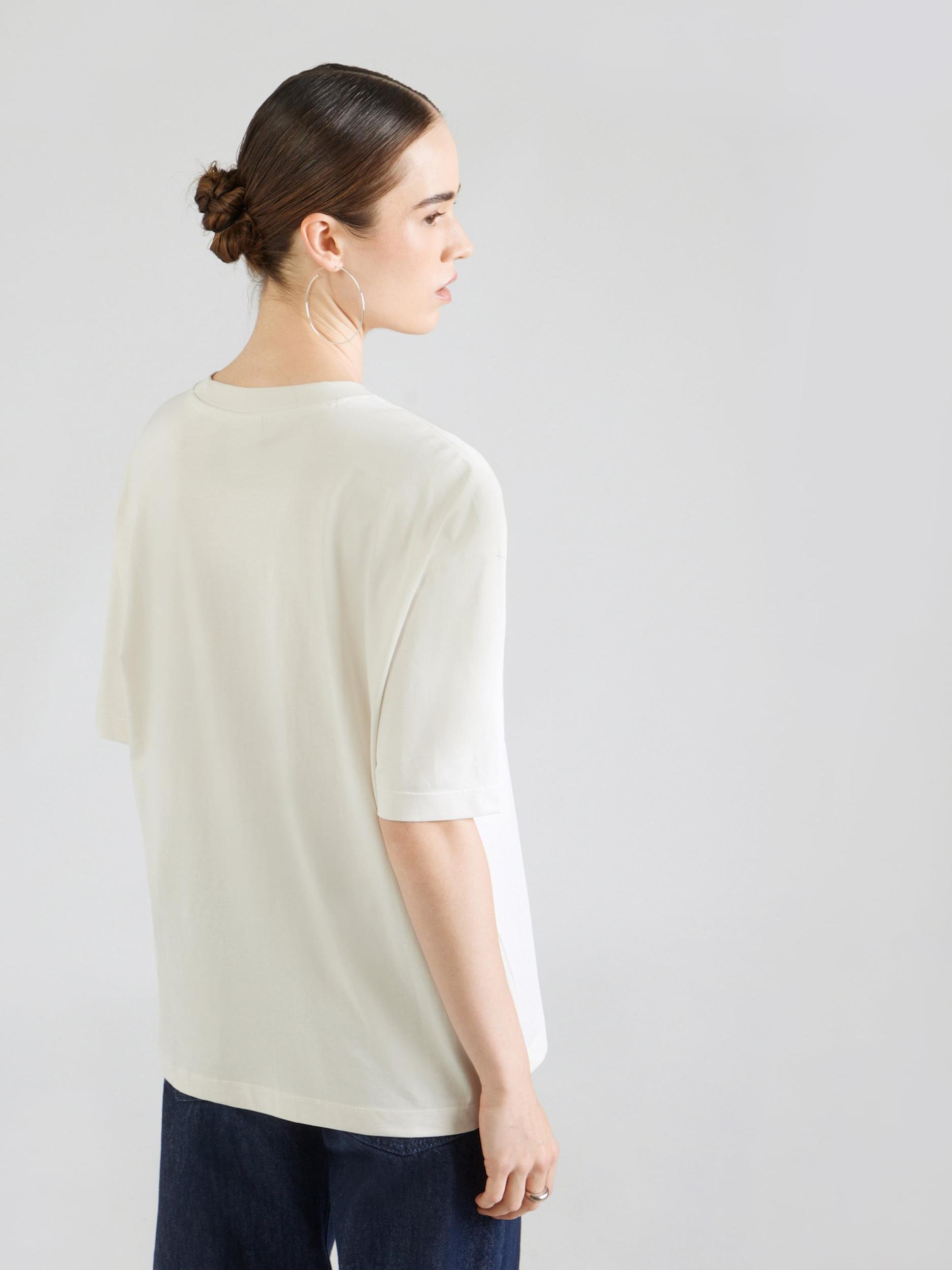 Champion Authentic Athletic Apparel Široka majica off-bela