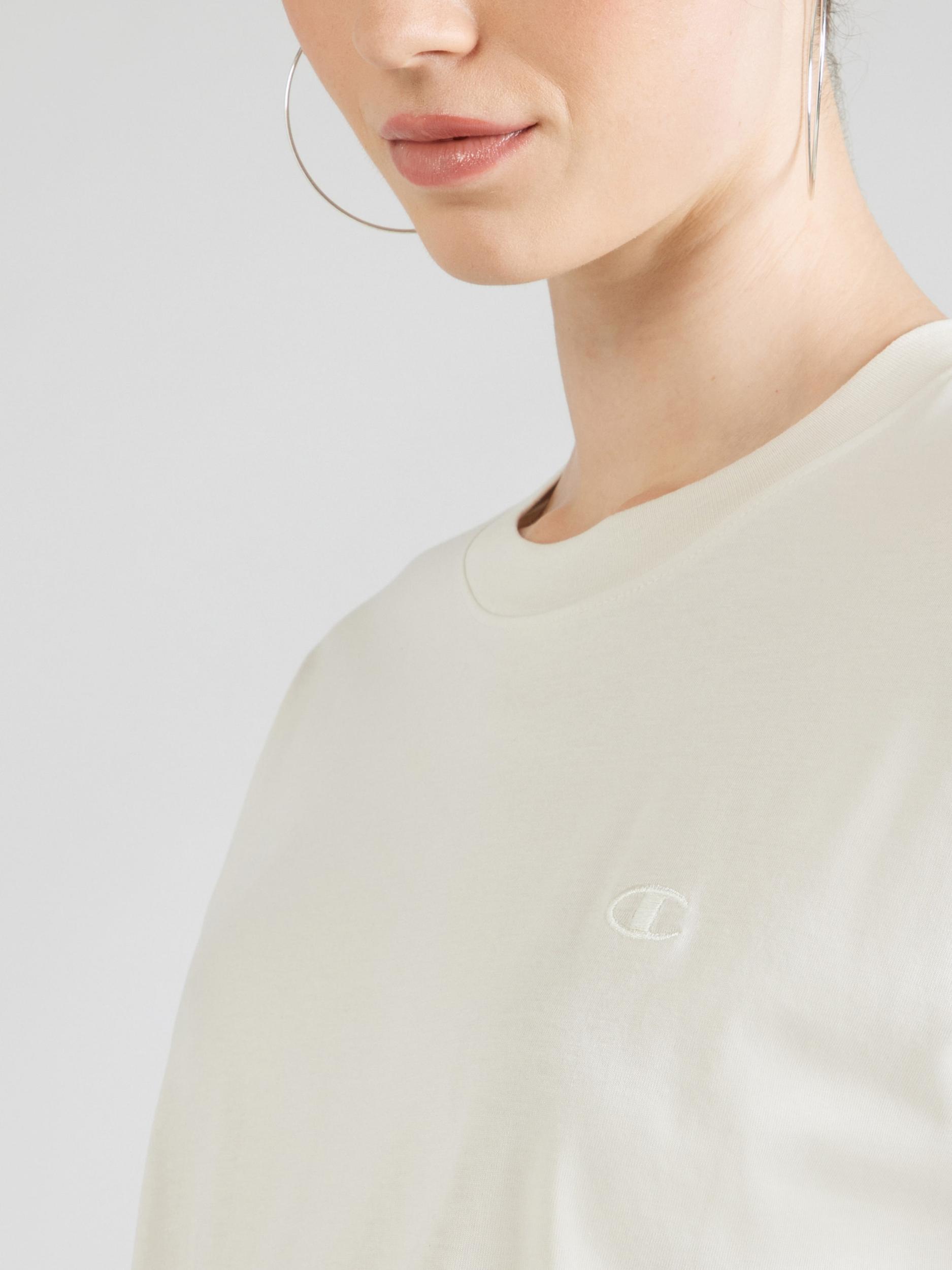 Champion Authentic Athletic Apparel Široka majica off-bela