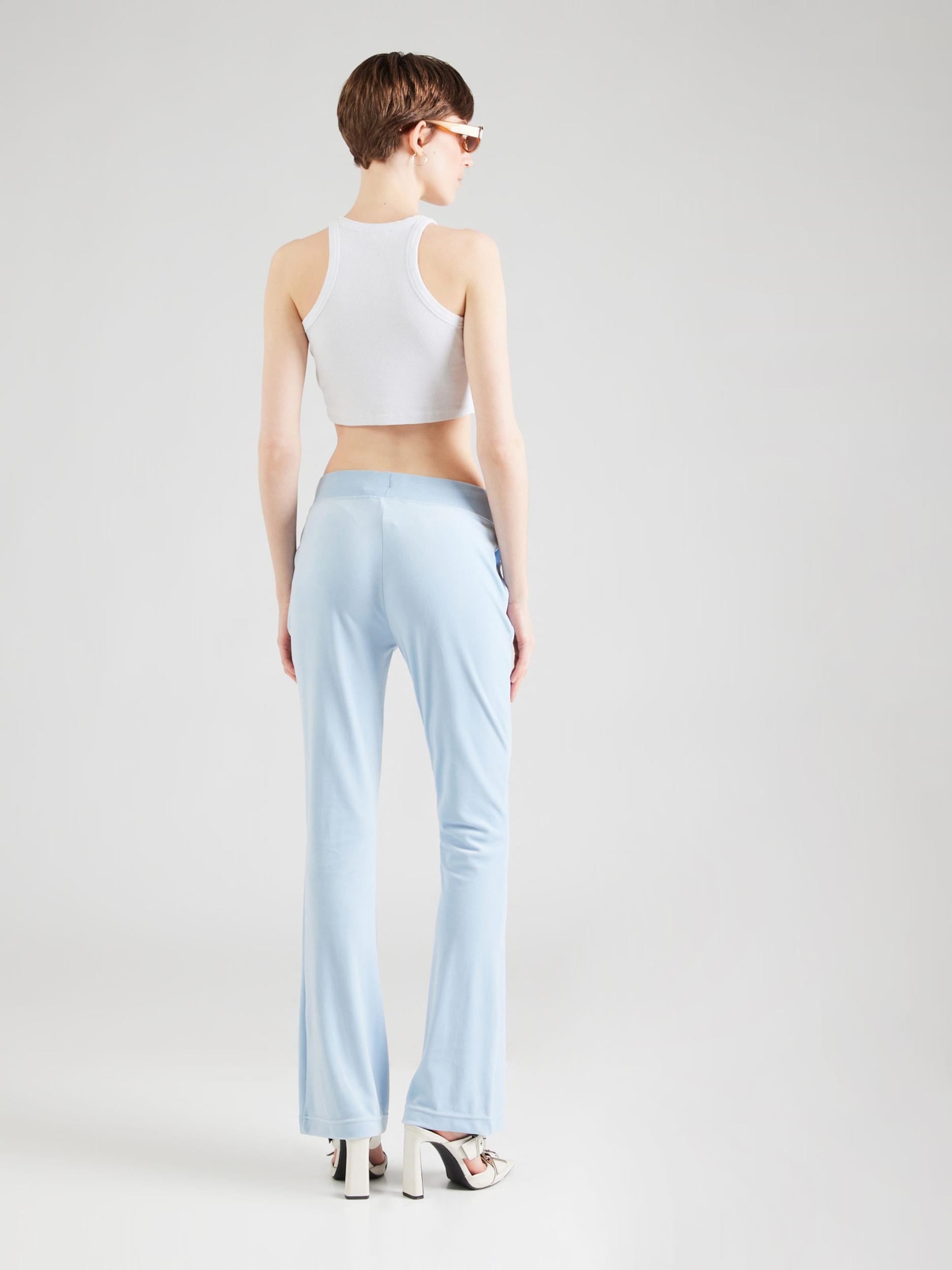 Juicy Couture Hlače 'Dach Cleo' pastelno modra