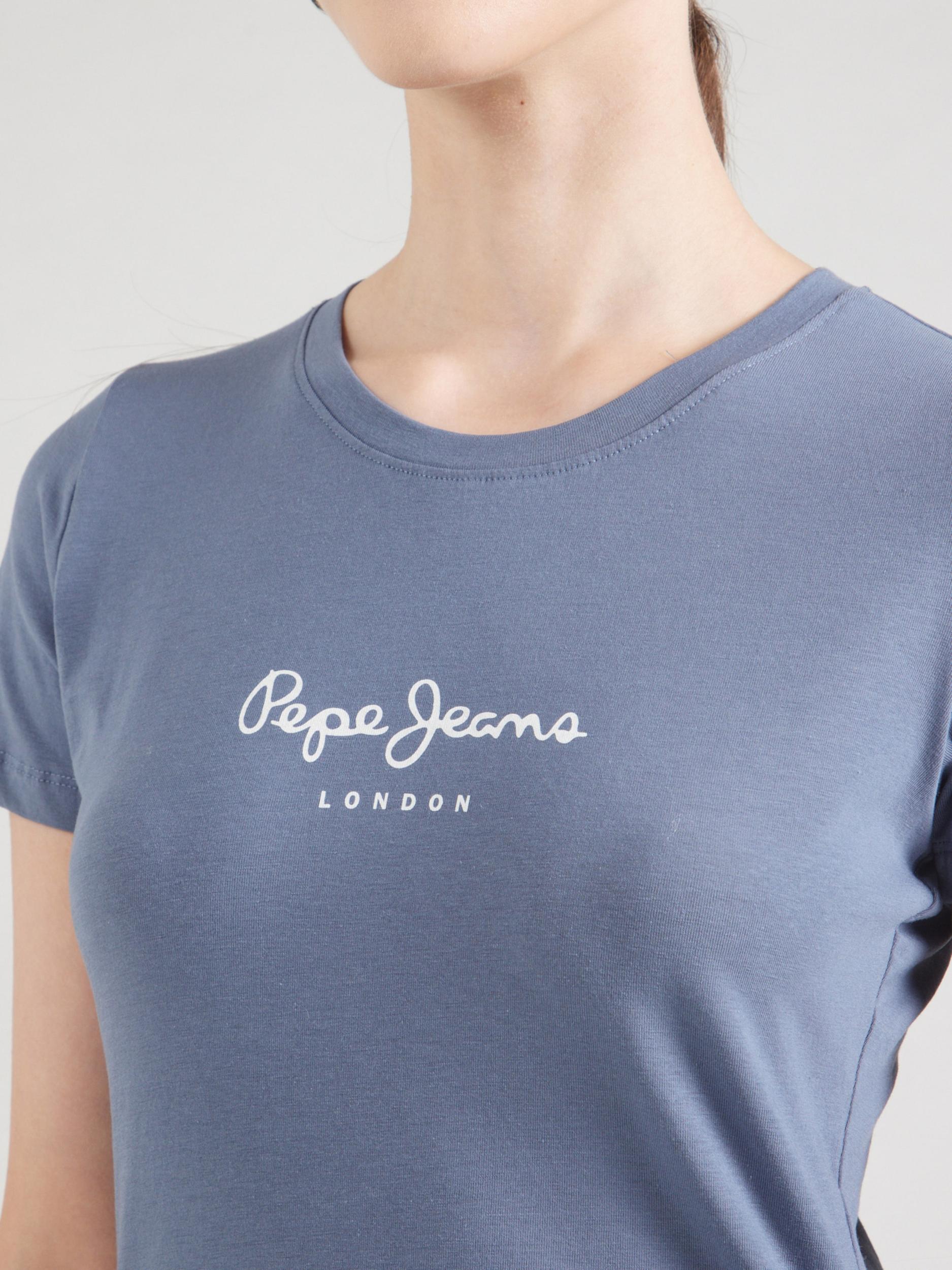 Pepe Jeans Majica 'New Virginia' safir / bela