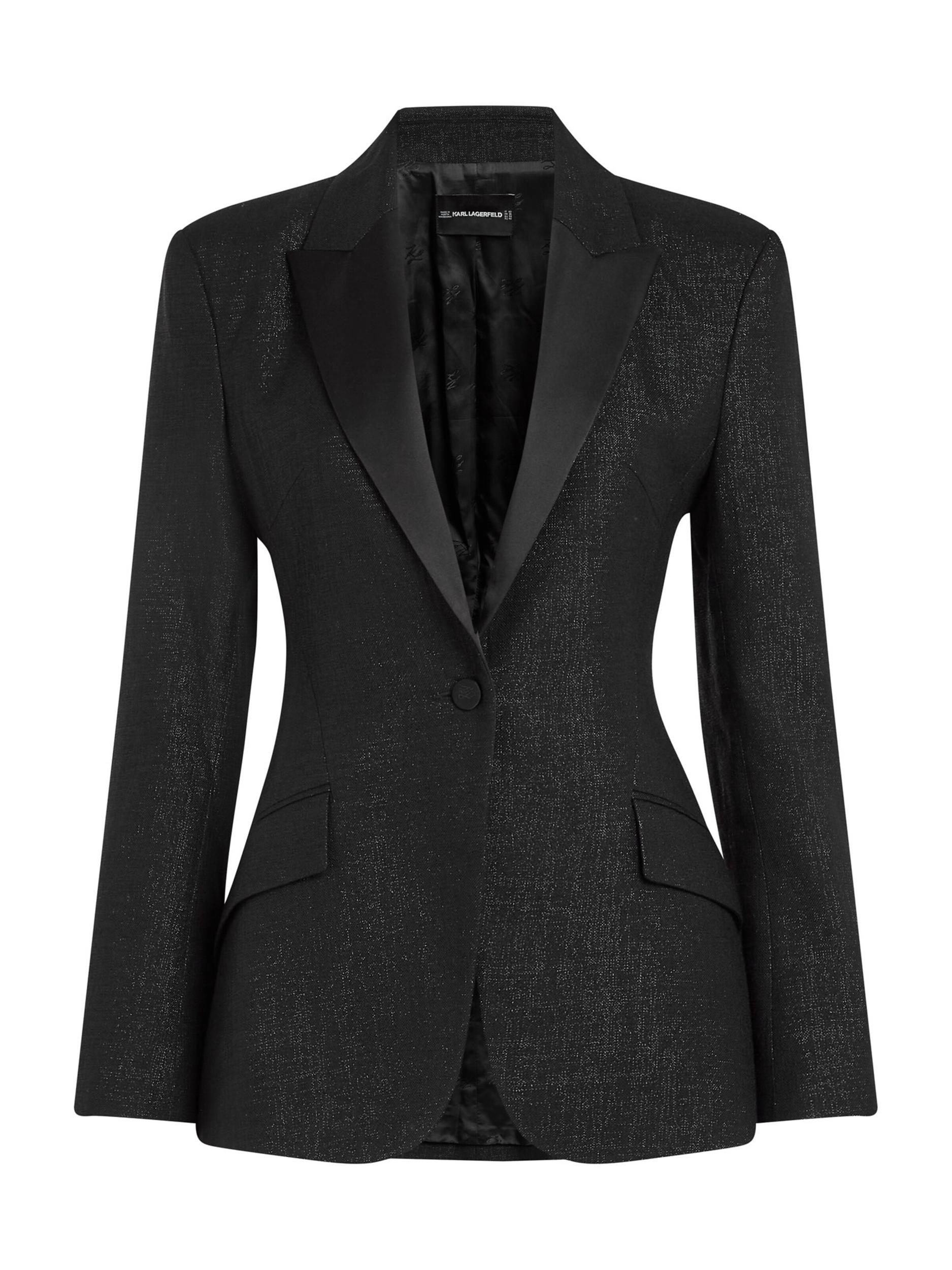Karl Lagerfeld Blazer črna