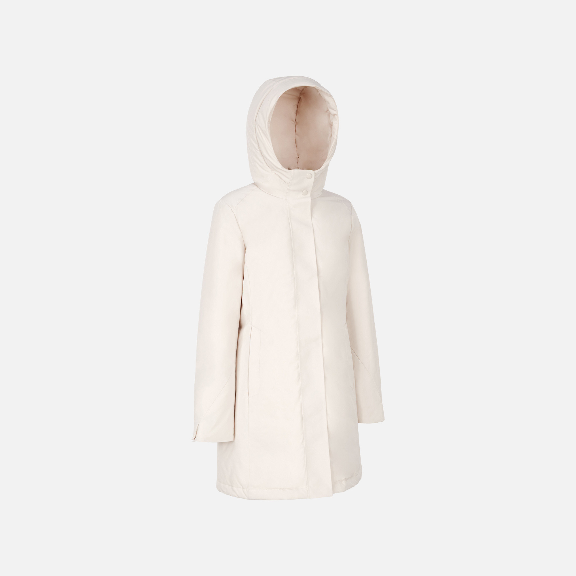 Cream Women's Parka Geox Spherica - Women's