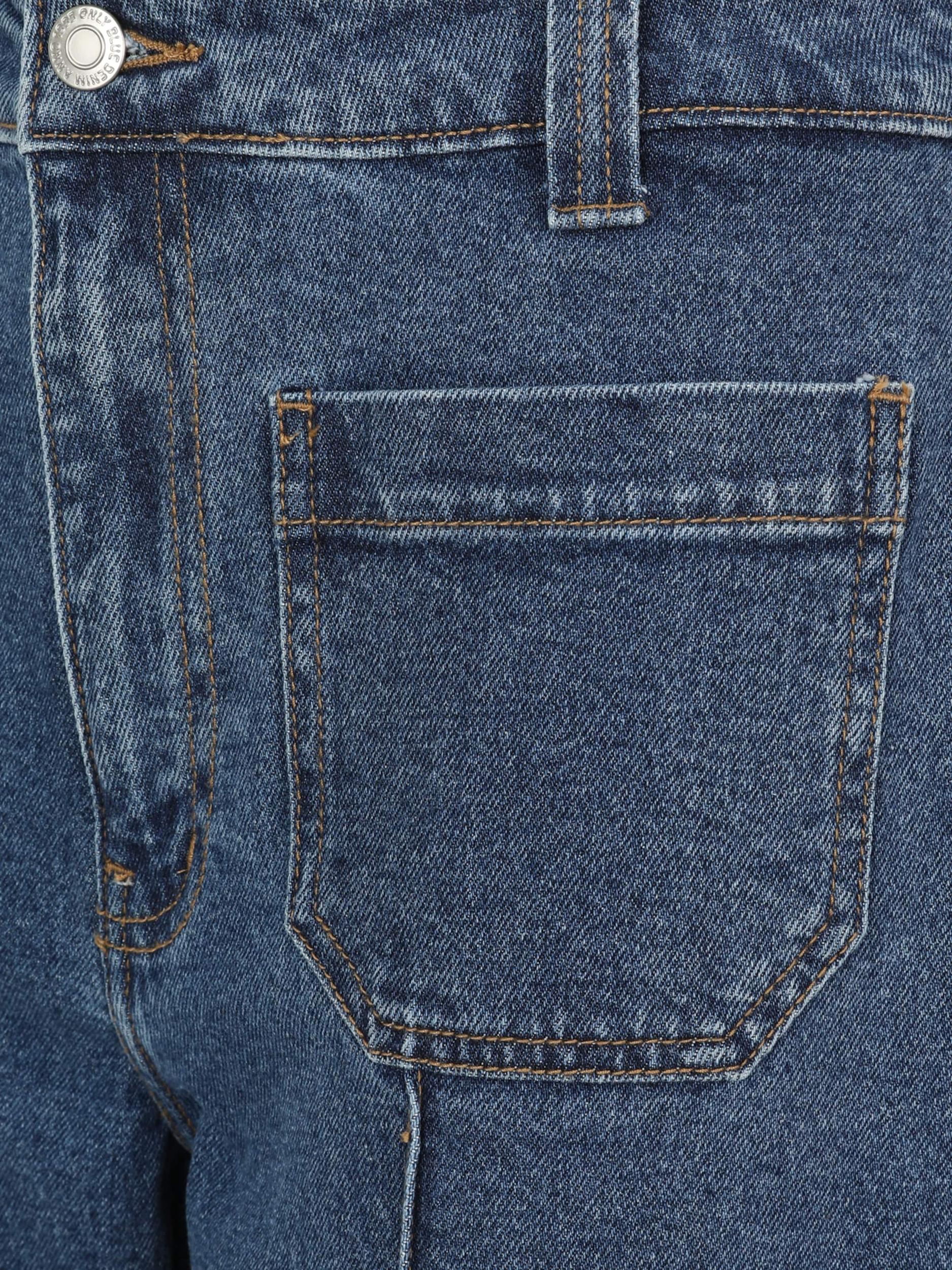 Only Petite Kavbojke 'ONLEBBA' moder denim