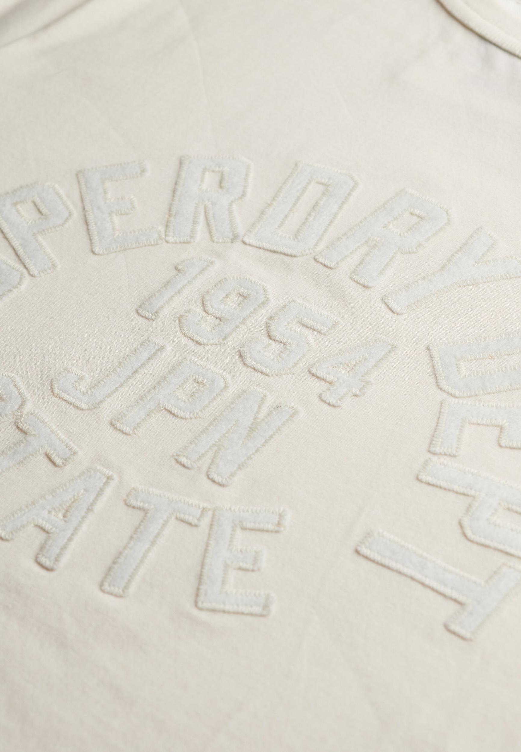 Superdry & Co Široka majica bela / naravno bela