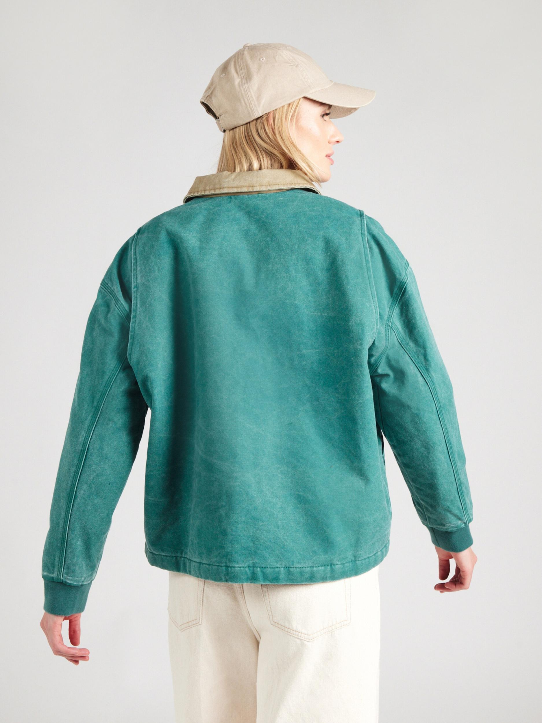 QUIKSILVER Prehodna jakna 'SAND' bež / turkizna