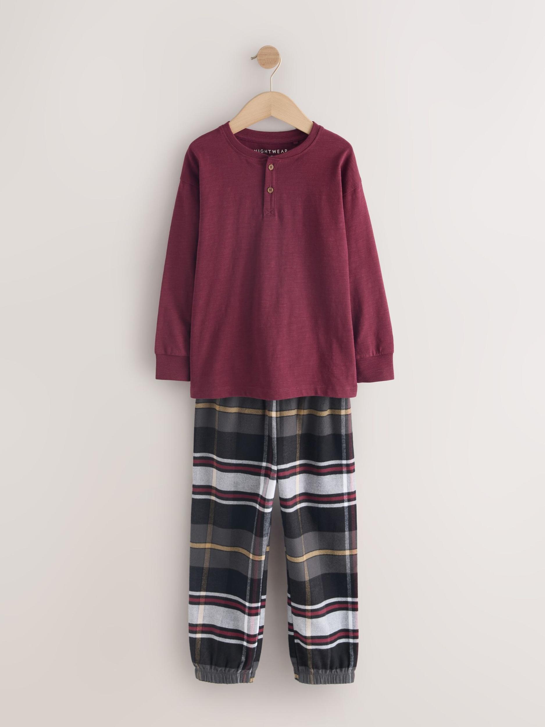 Next Pižama mornarska / rumena / temno zelena / bordo / bela